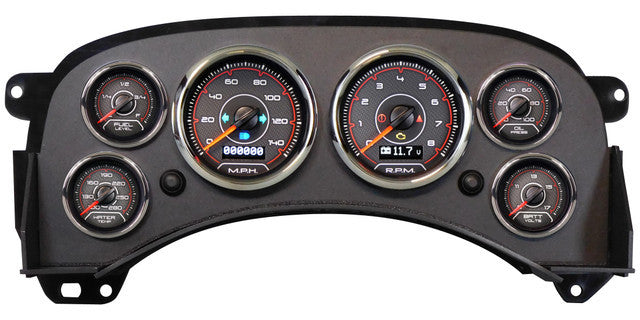 New Vintage USA 99601-02 Gauge Kit GM Truck 99-06 CFR Red New Vintage USA 99601-02