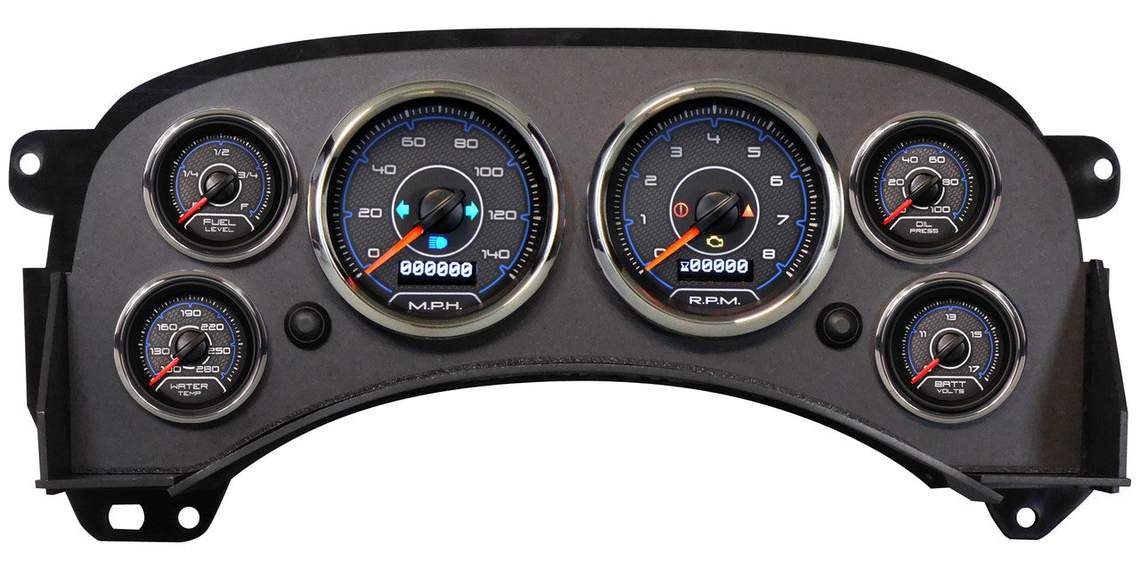 New Vintage USA 99601-05 Gauge Kit GM Truck 99-06 CFR Blue New Vintage USA 99601-05