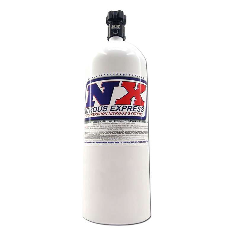 Nitrous Express 11150 15lb. Nitrous Bottle - Std. PF Valve Nitrous Express 11150