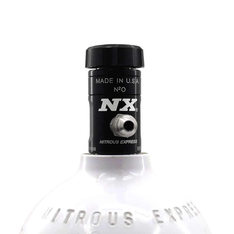 Nitrous Express 11698 Bottle Valve - Chrome 3/4 Thread Motorcycle Nitrous Express 11698
