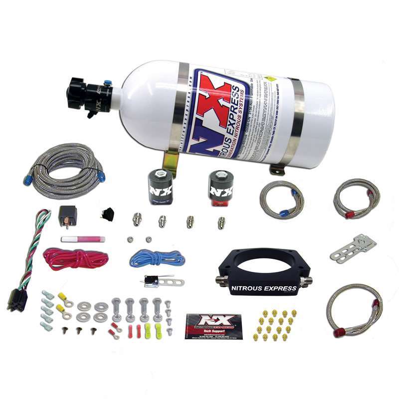 Nitrous Express 20933-10 EFI Plate Nitrous Kit - GM LS 4-Bolt Plate 102mm Nitrous Express 20933-10