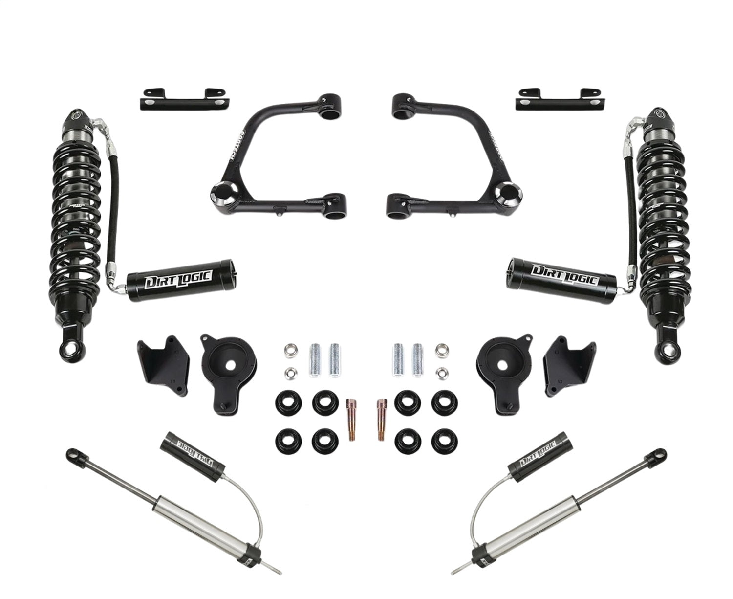 Fabtech K7103DL Uniball UCA Lift System w/Shocks Fabtech K7103DL
