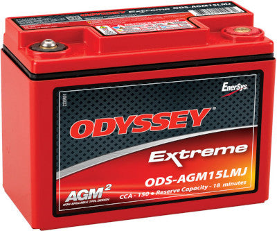 Odyssey Battery ODS-AGM15LMJ Battery 150CCA/220CA M6 Female Terminal Odyssey Battery ODS-AGM15LMJ
