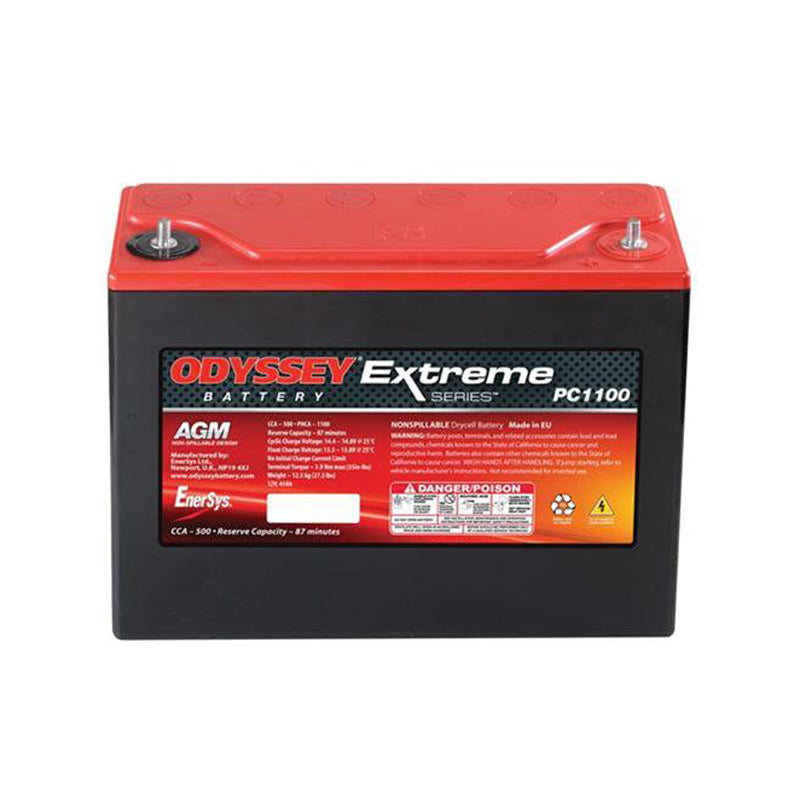 Odyssey Battery ODS-AGM40E Battery 500CCA/650CA M6 Stud Terminal Odyssey Battery ODS-AGM40E