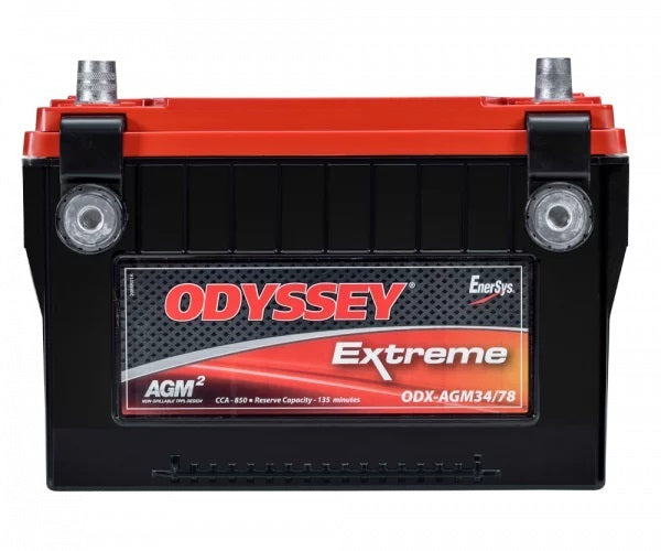 Odyssey Battery ODX-AGM34 78 Battery 850CCA/1050CA Dual Standard Terminal Odyssey Battery ODX-AGM34 78