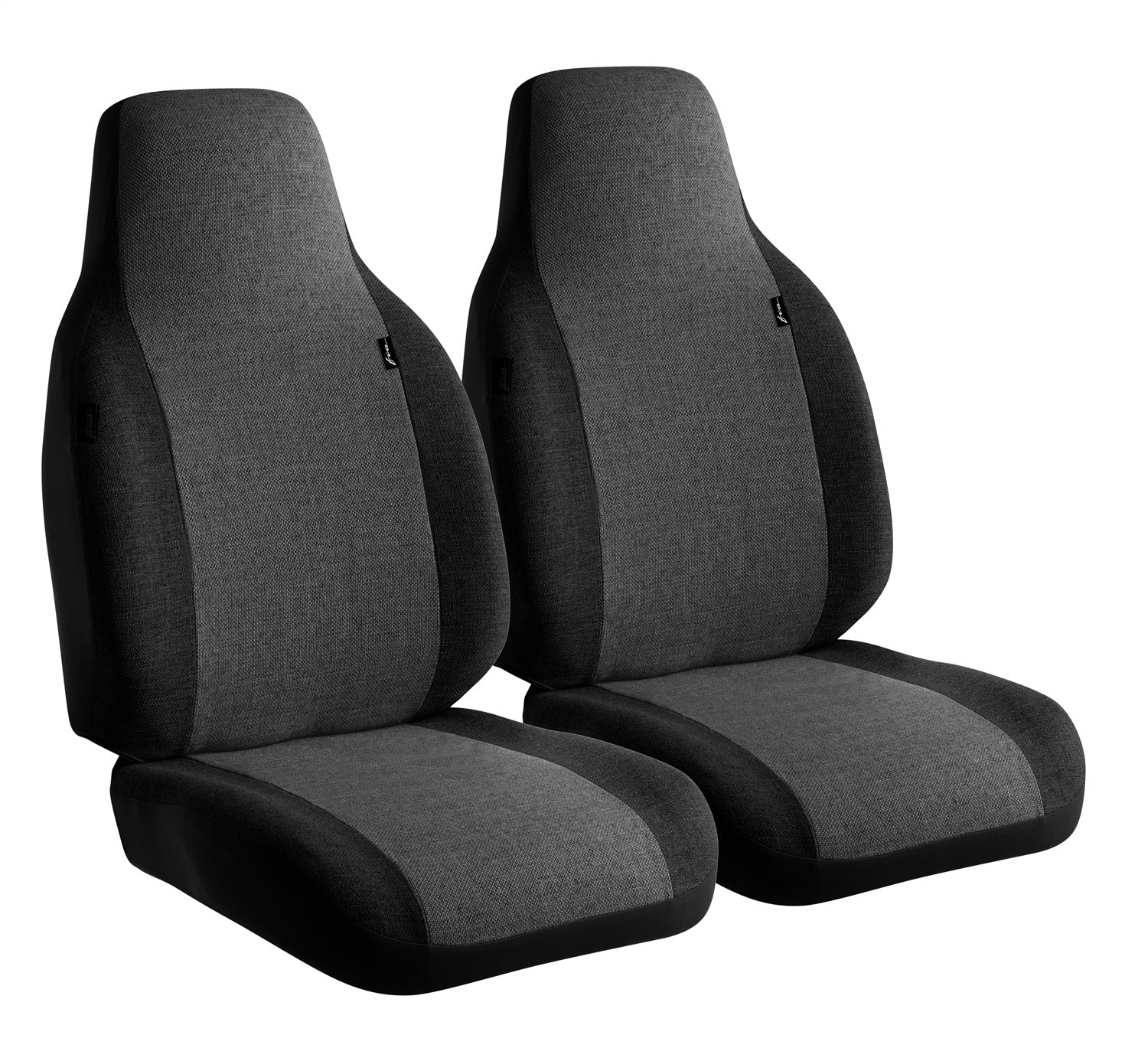 FIA OE301 CHARC OE™ Semi Custom Seat Cover; Charcoal; Bucket Seats; Adjustable Headrests; FIA OE301 CHARC
