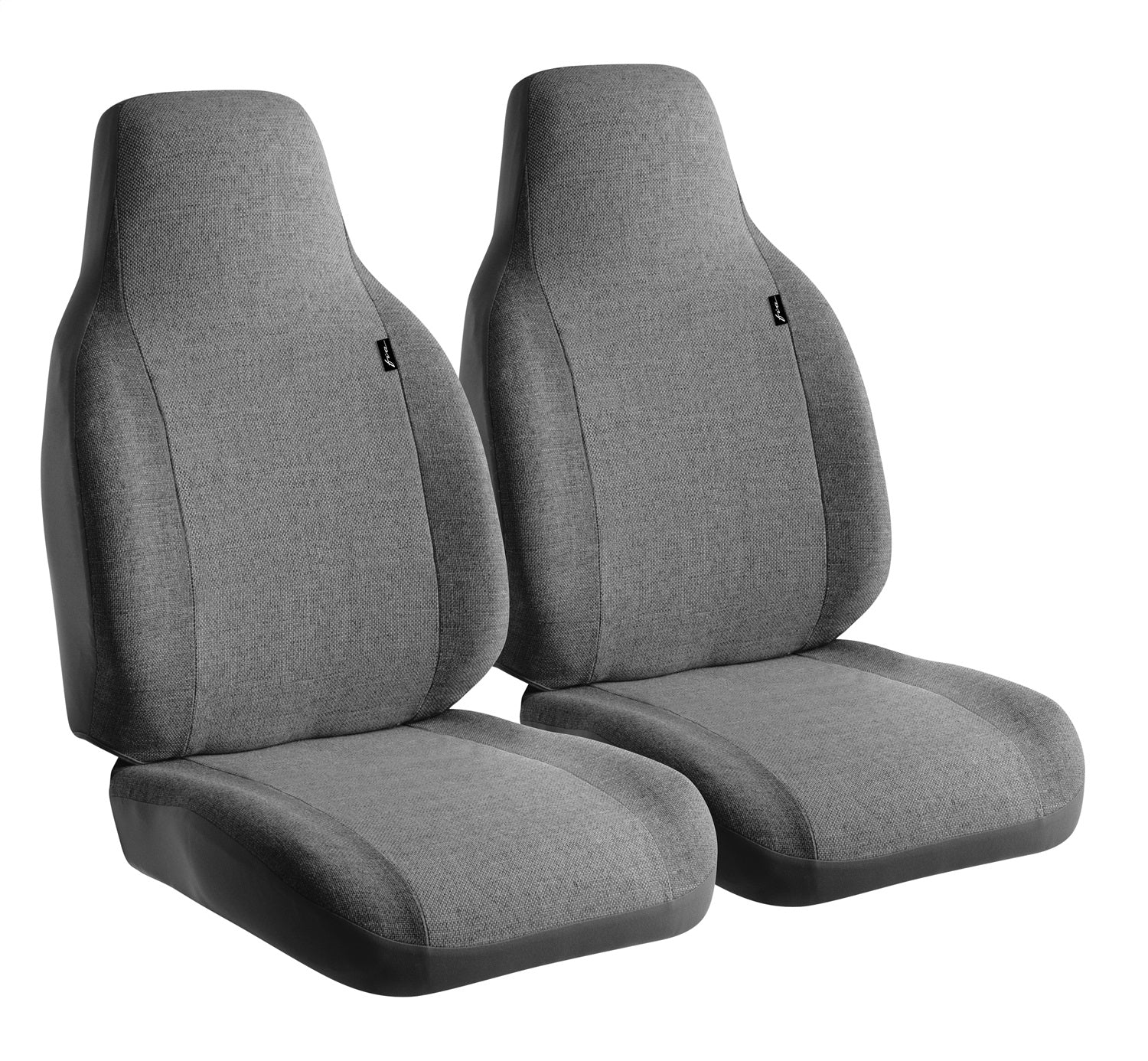 FIA OE301 GRAY OE™ Semi Custom Seat Cover; Gray; Bucket Seats; Adjustable Headrests; FIA OE301 GRAY
