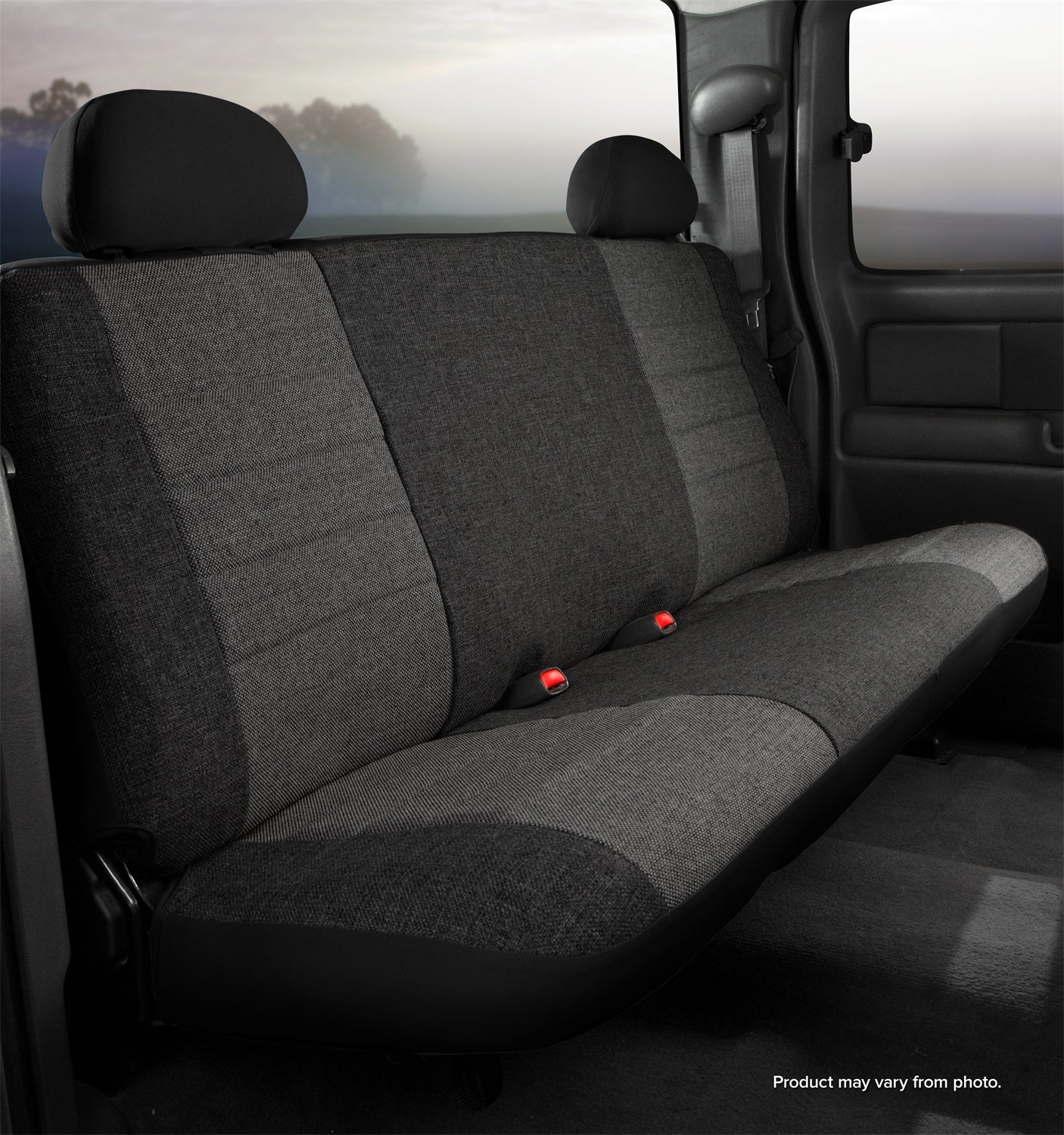 FIA OE32-58 CHARC OE™ Custom Seat Cover; Bench Seat; Charcoal; FIA OE32-58 CHARC