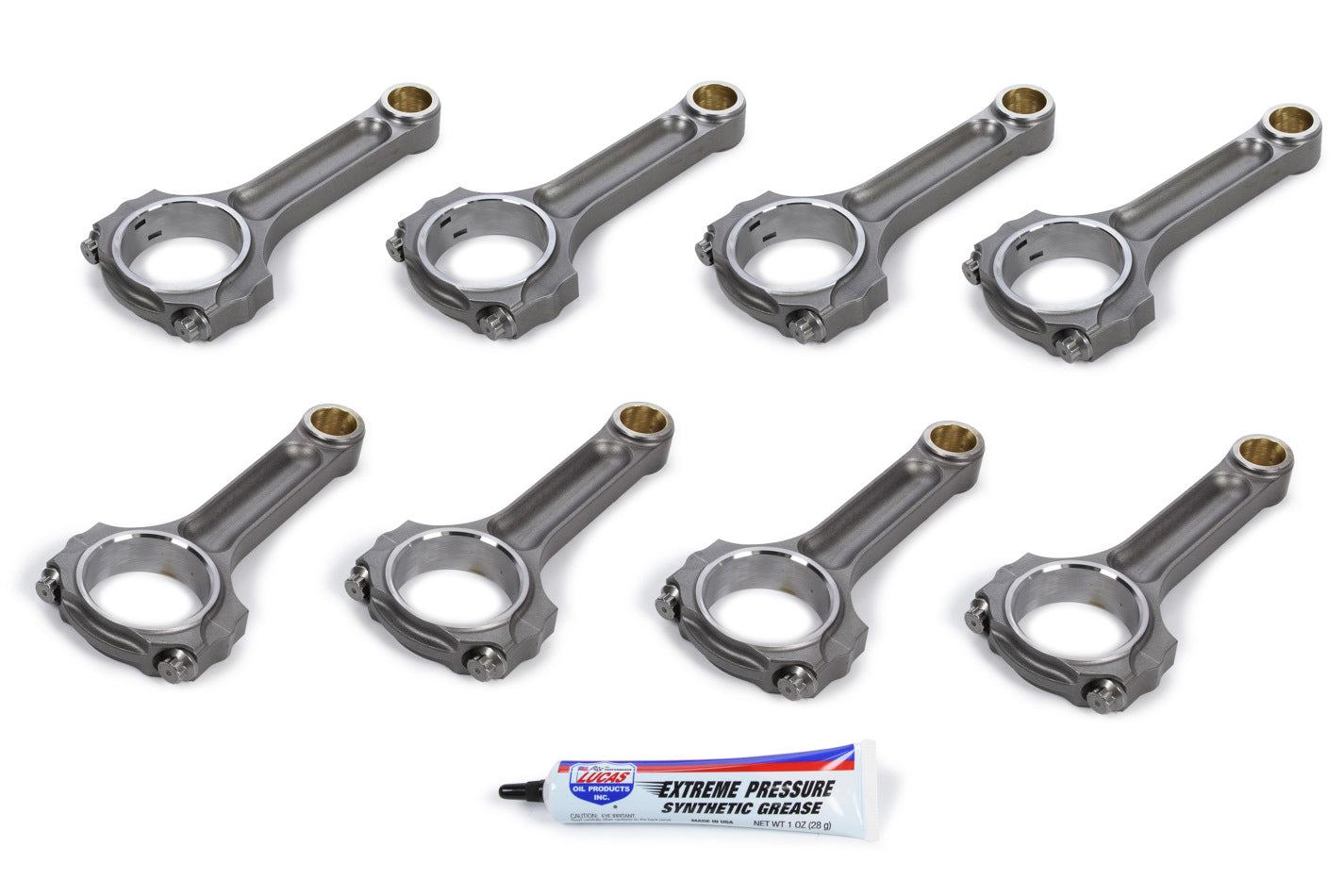 Oliver Connecting Rods C6125STSW8 SBC 4340 I-Beam Rod Set 6.125  2.100 Pin Dia. Oliver Connecting Rods C6125STSW8