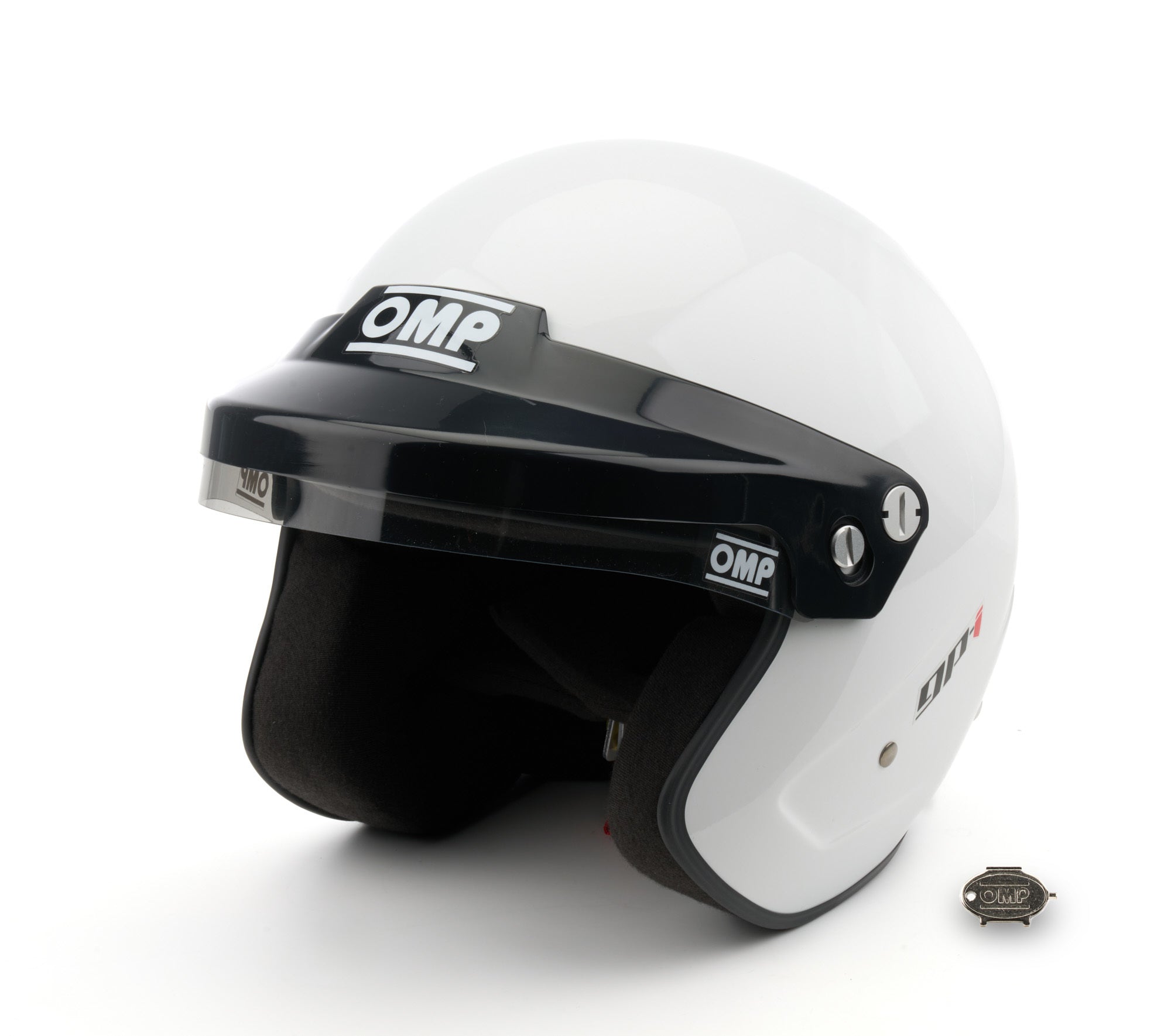 OMP Racing INC 1760004 GP-I Helmet White 61 + X-Large SA2025 OMP Racing INC 1760004
