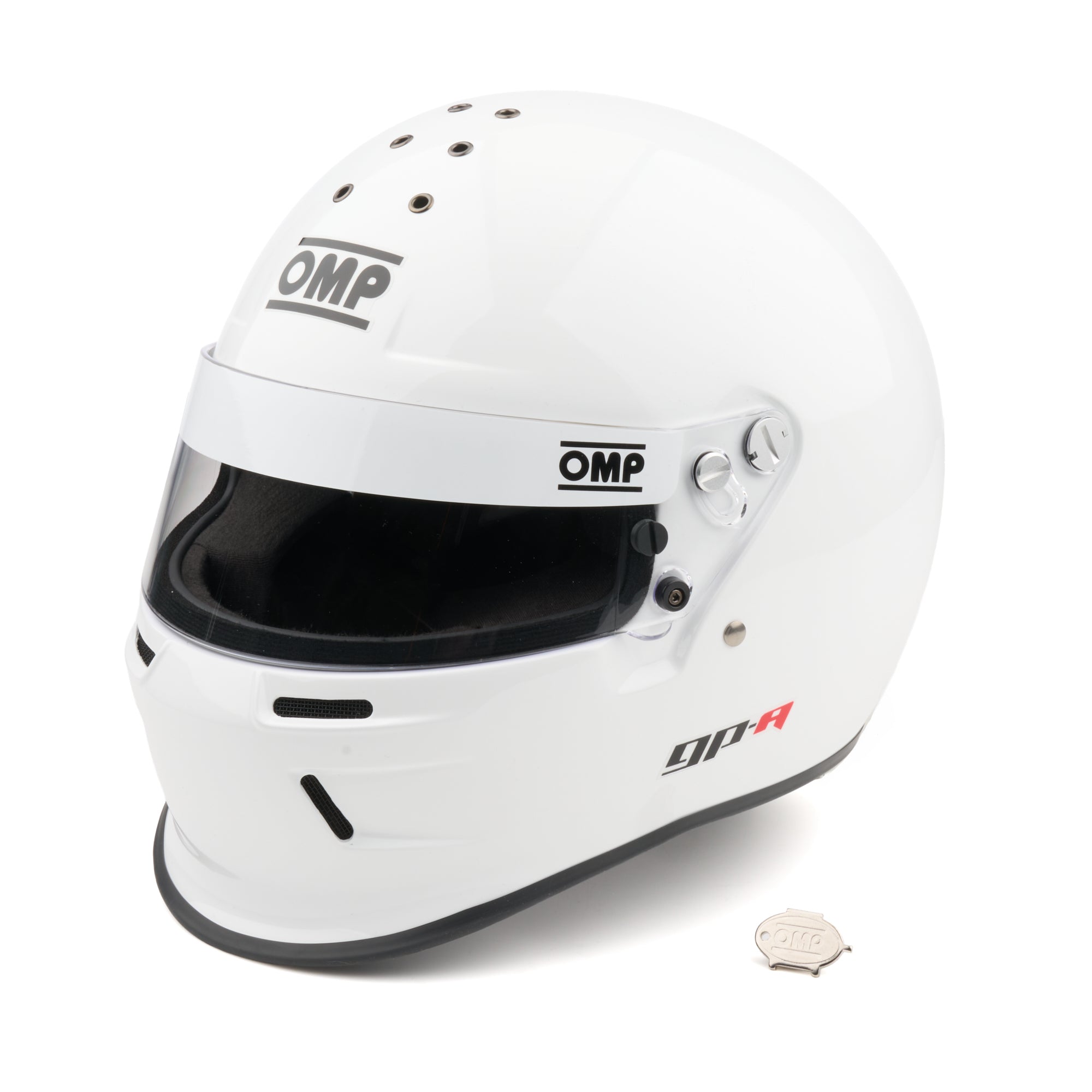 OMP Racing INC 1761004 GP-A White X-Large 61 + SA2025 Helmet OMP Racing INC 1761004