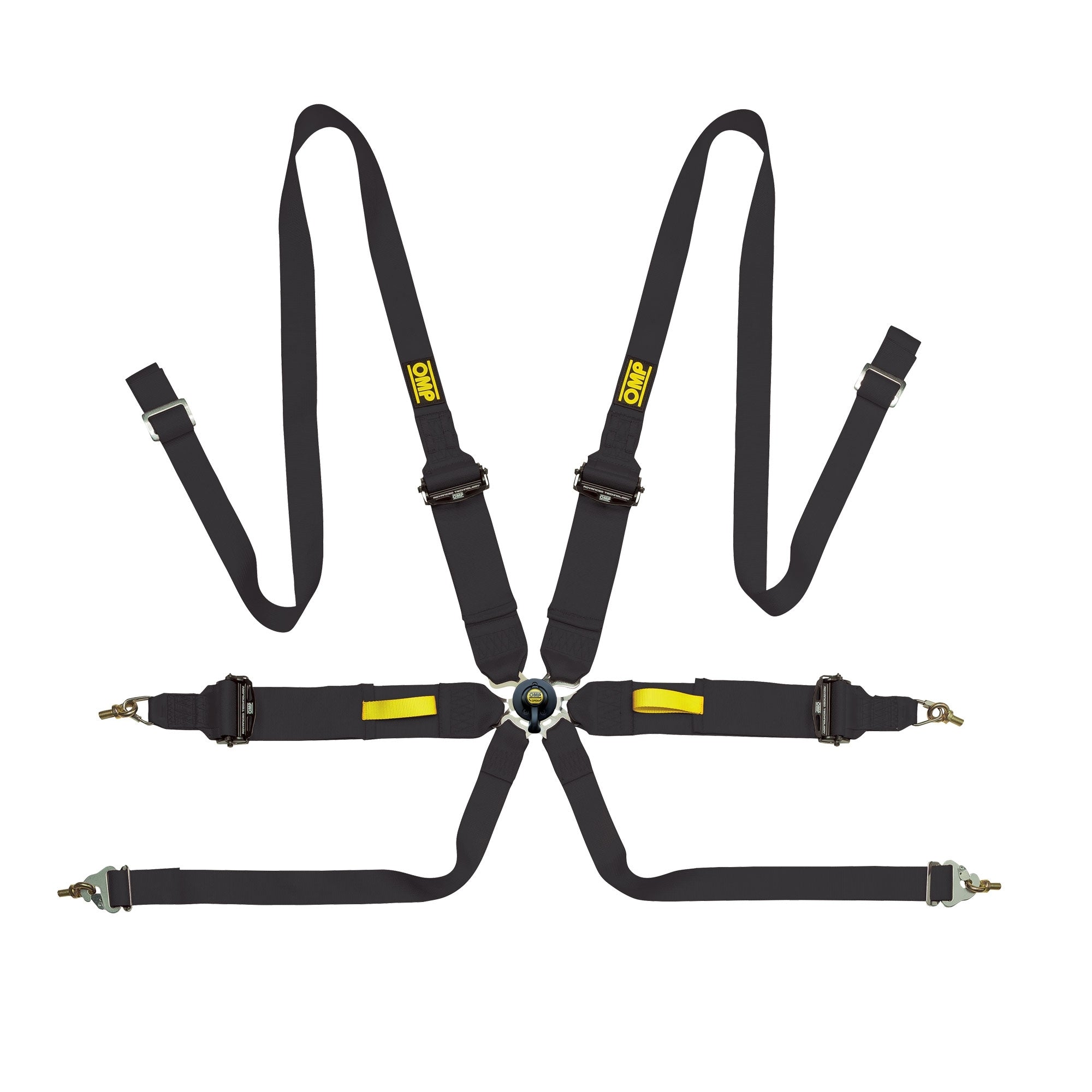 OMP Racing INC DA0-0203-A02-071 Safety Harness Tecnica Black FIA 8853-2016 OMP Racing INC DA0-0203-A02-071