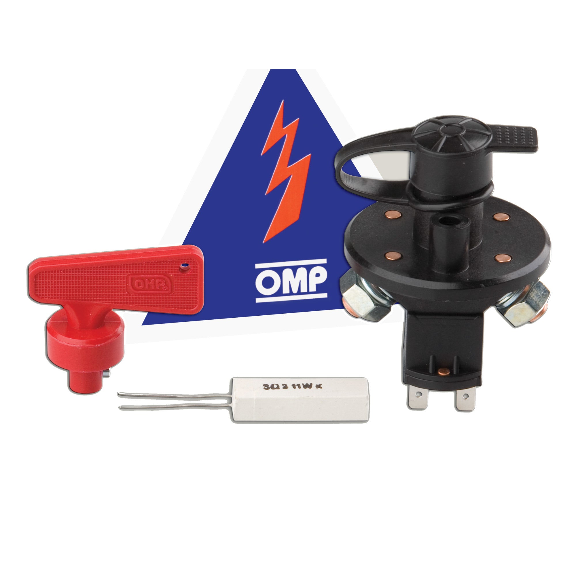 OMP Racing INC EA0-0462-B01 Battery Disconnect 6 Pole 100 AMP OMP Racing INC EA0-0462-B01