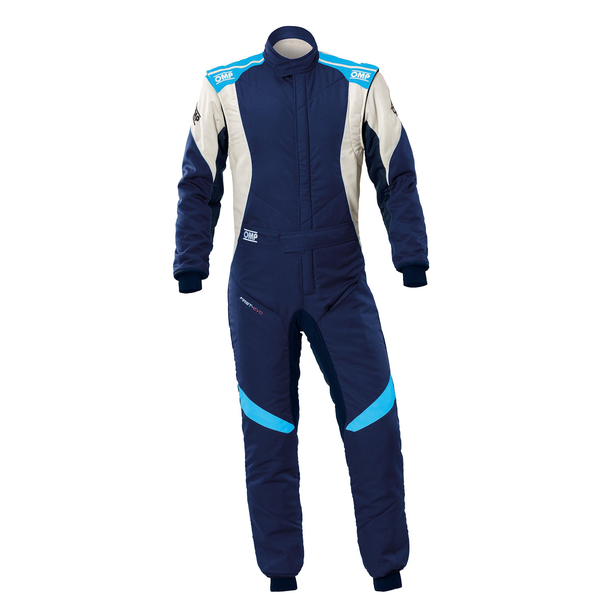 OMP Racing INC IA0-1874-A01-SF-244-52 FIRST EVO OVERALL my2025 FIA 8856-2018 NAVY OMP Racing INC IA0-1874-A01-SF-244-52