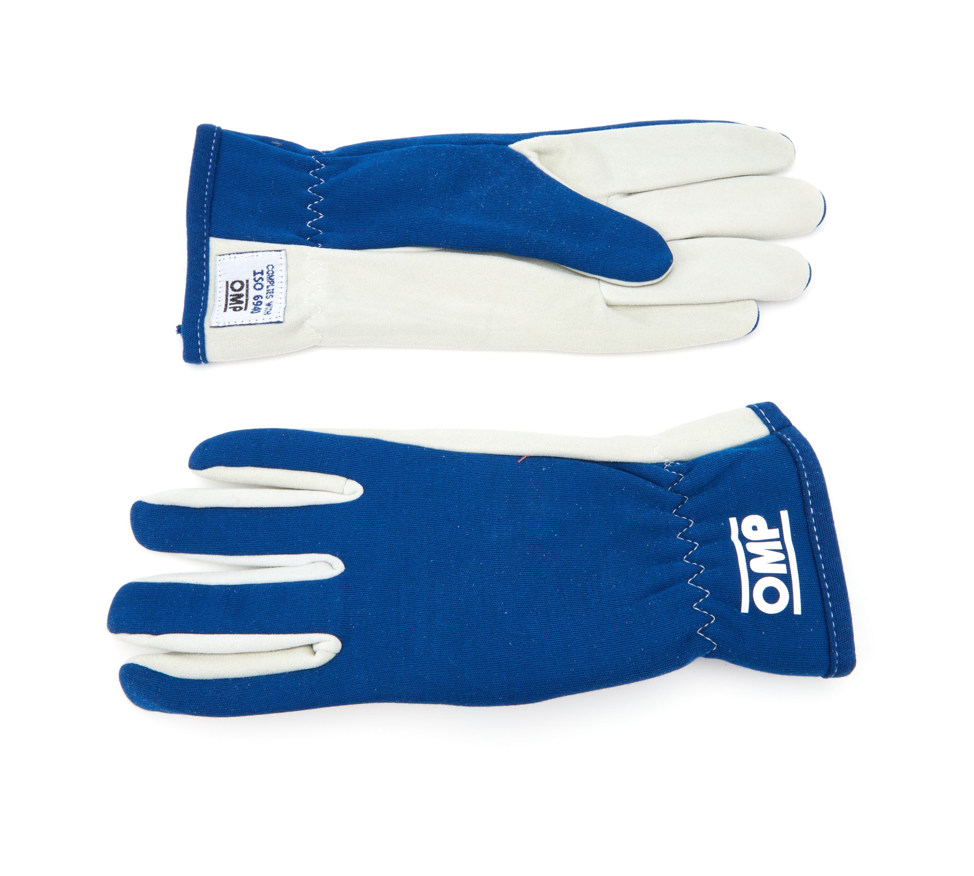 OMP Racing INC IB0-0702-A01-041-M Rally Gloves Blue Size Medium OMP Racing INC IB0-0702-A01-041-M