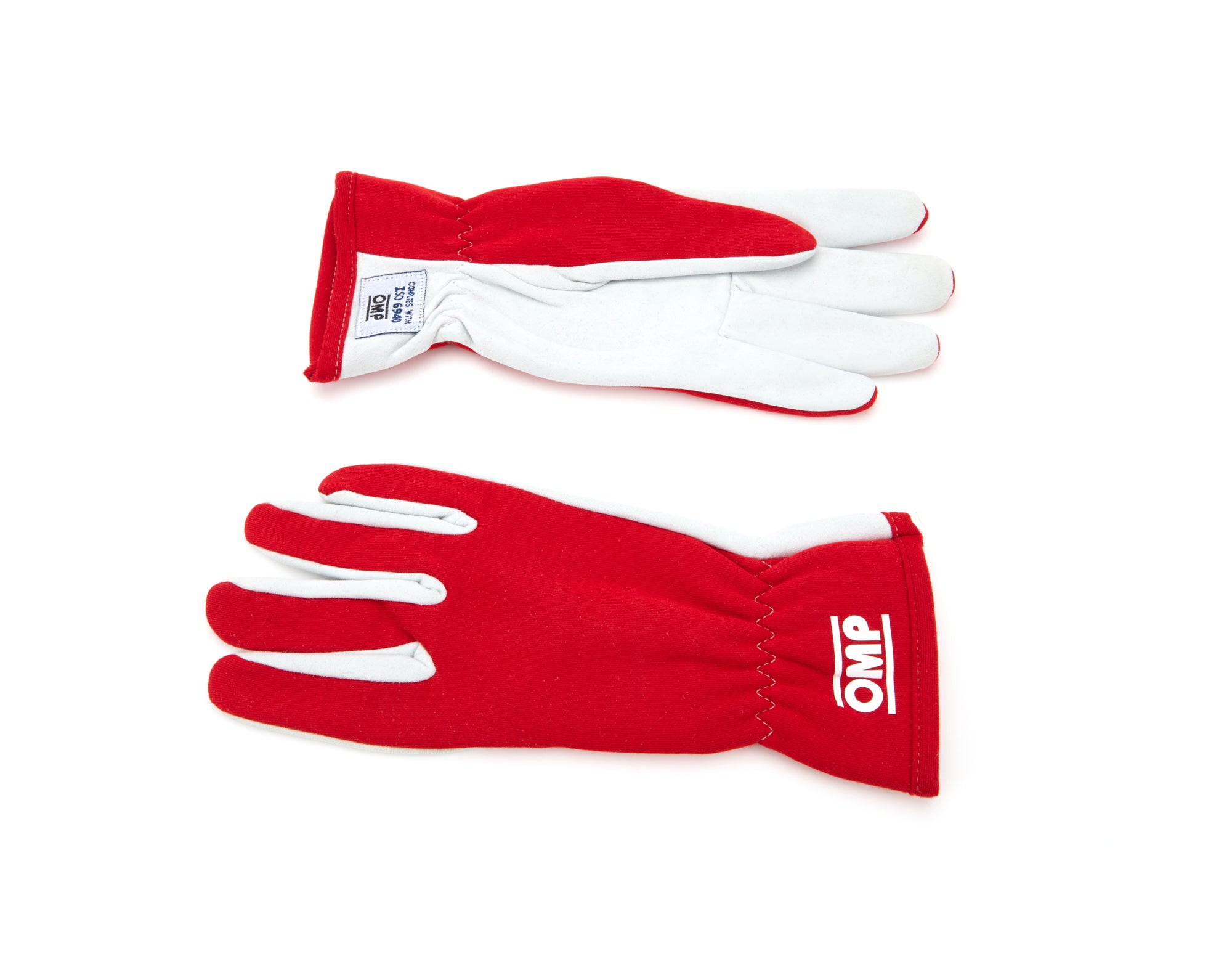 OMP Racing INC IB0-0702-A01-061-S Rally Gloves Red Size Small OMP Racing INC IB0-0702-A01-061-S