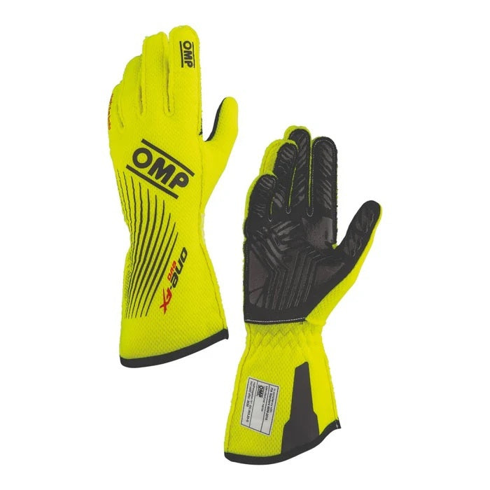 OMP Racing INC IB0-0773-C01-099-S ONE EVO FX GLOVES my2026 FIA 8856-2018 FLUO YELL OMP Racing INC IB0-0773-C01-099-S