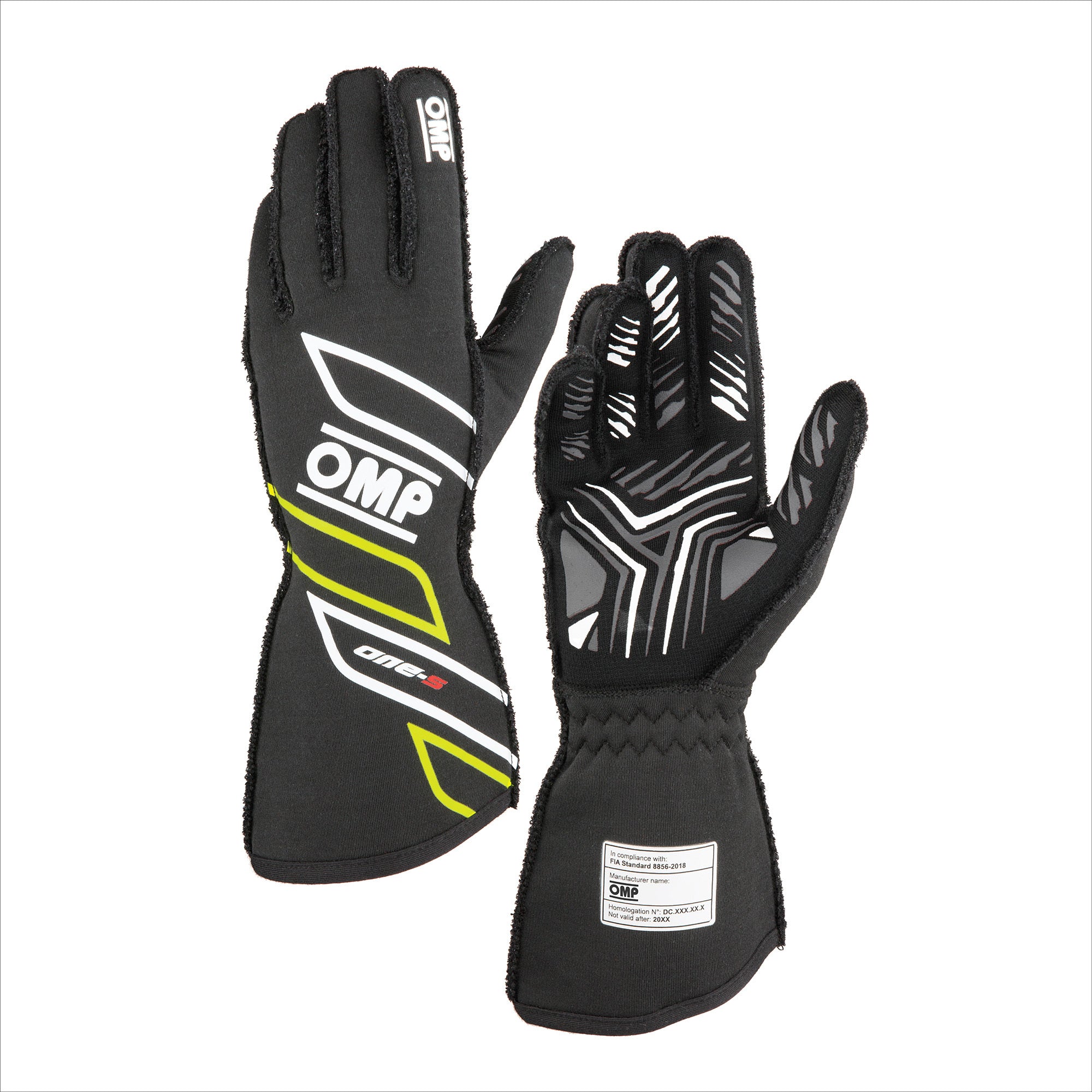 OMP Racing INC IB0-0778-A01-184-S ONE-S GLOVES my2025 FIA 8856-2018 ANTHRACITE / F OMP Racing INC IB0-0778-A01-184-S