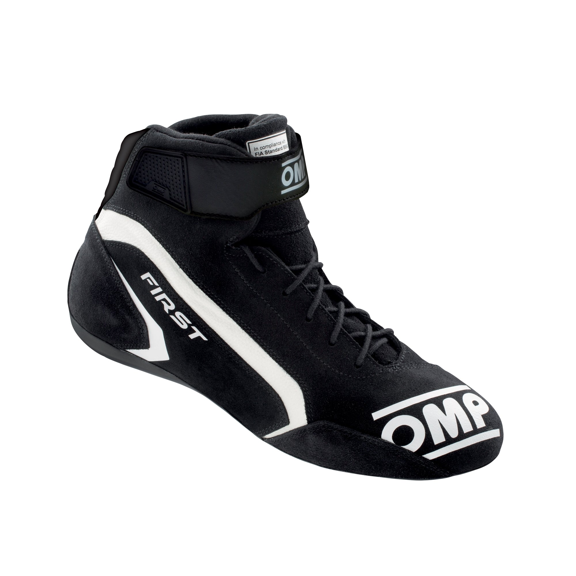 OMP Racing INC IC0-0824-A01-071-45 FIRST SHOES my2021 BLACK TG. 45 FIA 8856-2018 OMP Racing INC IC0-0824-A01-071-45
