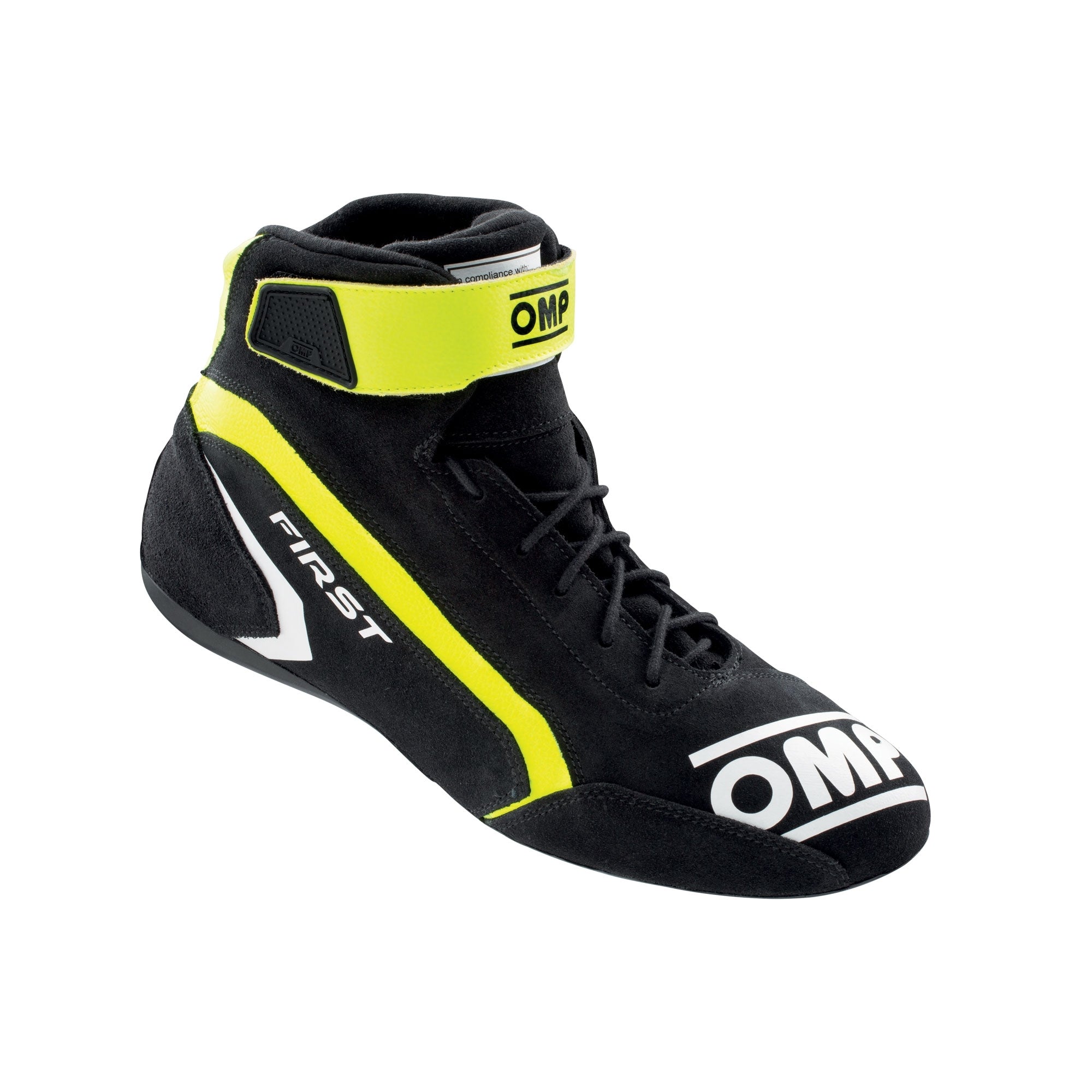 OMP Racing INC IC0-0824-A01-182-44 FIRST SHOES my2021 ANTHR ACITE/FLUO YELLOW TG. 44 OMP Racing INC IC0-0824-A01-182-44