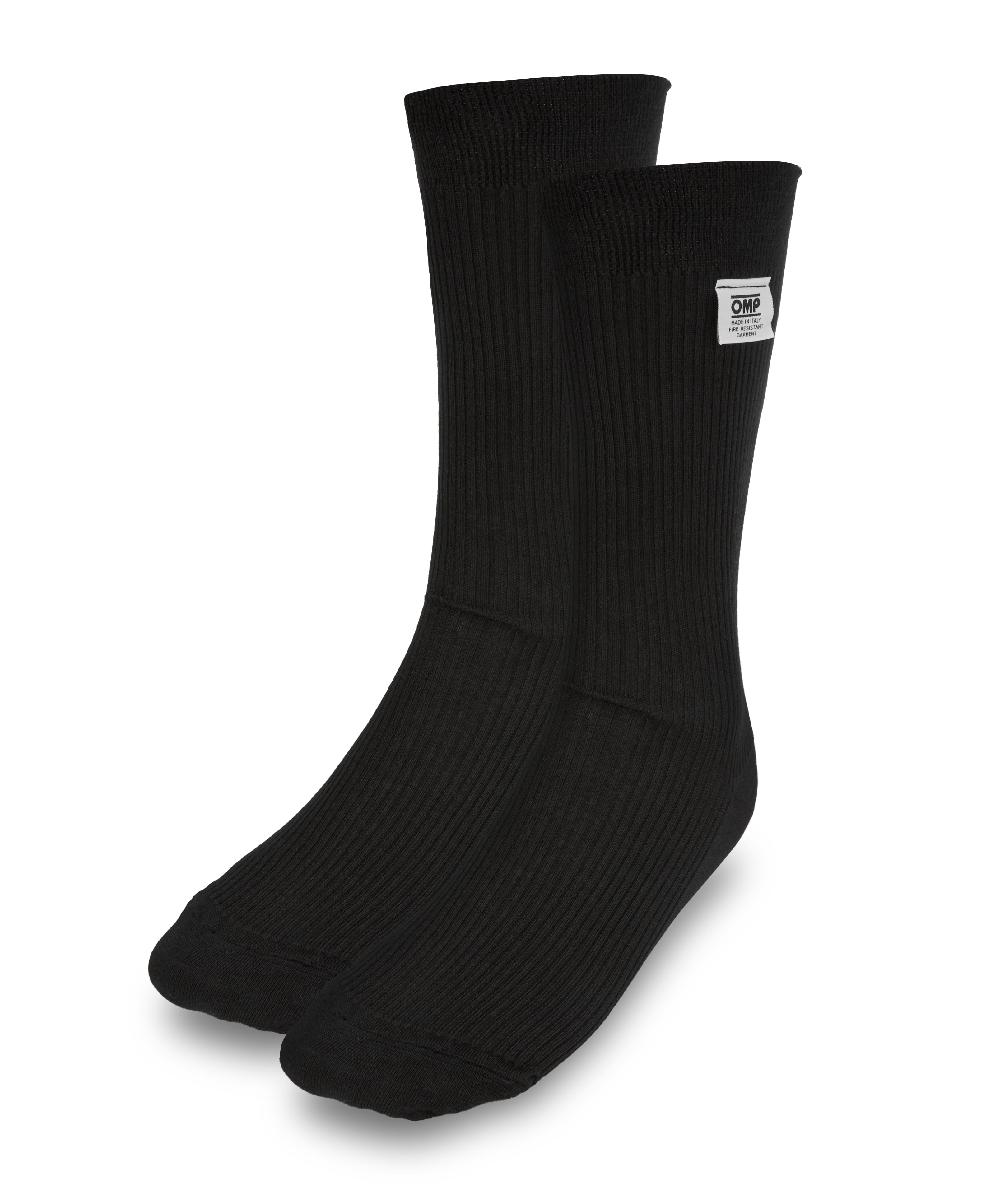 OMP Racing INC IE0-0762-A01-071-L Racing Socks Black Nomex Size Large FIA OMP Racing INC IE0-0762-A01-071-L