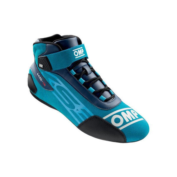 OMP Racing INC KC0-0826-A01-244-37 KS-3 Shoes Blue And Cyan Size 37 OMP Racing INC KC0-0826-A01-244-37