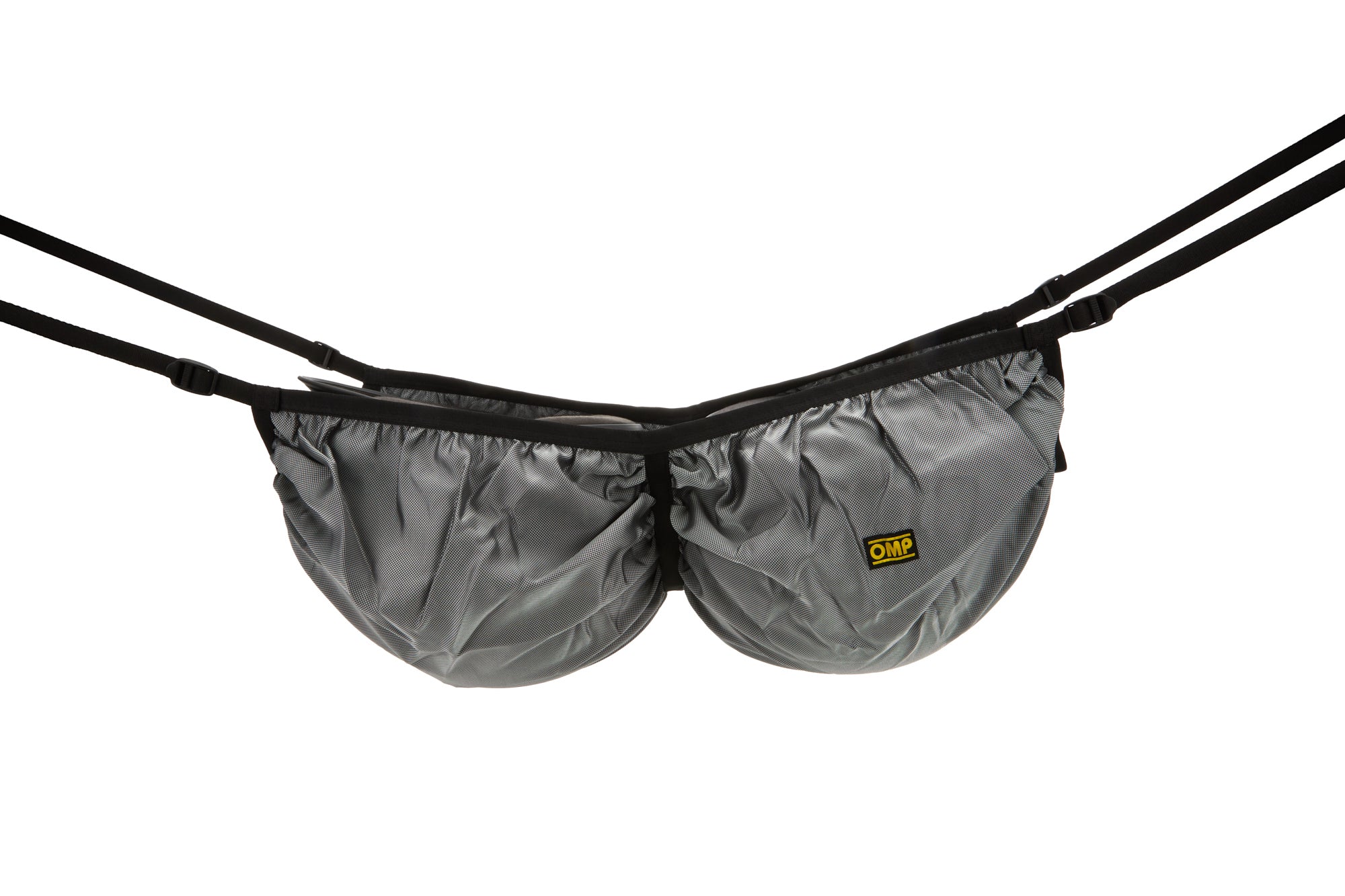 OMP Racing INC NA0-1858 Carrying Net For Dual Helmets Black Polyester OMP Racing INC NA0-1858