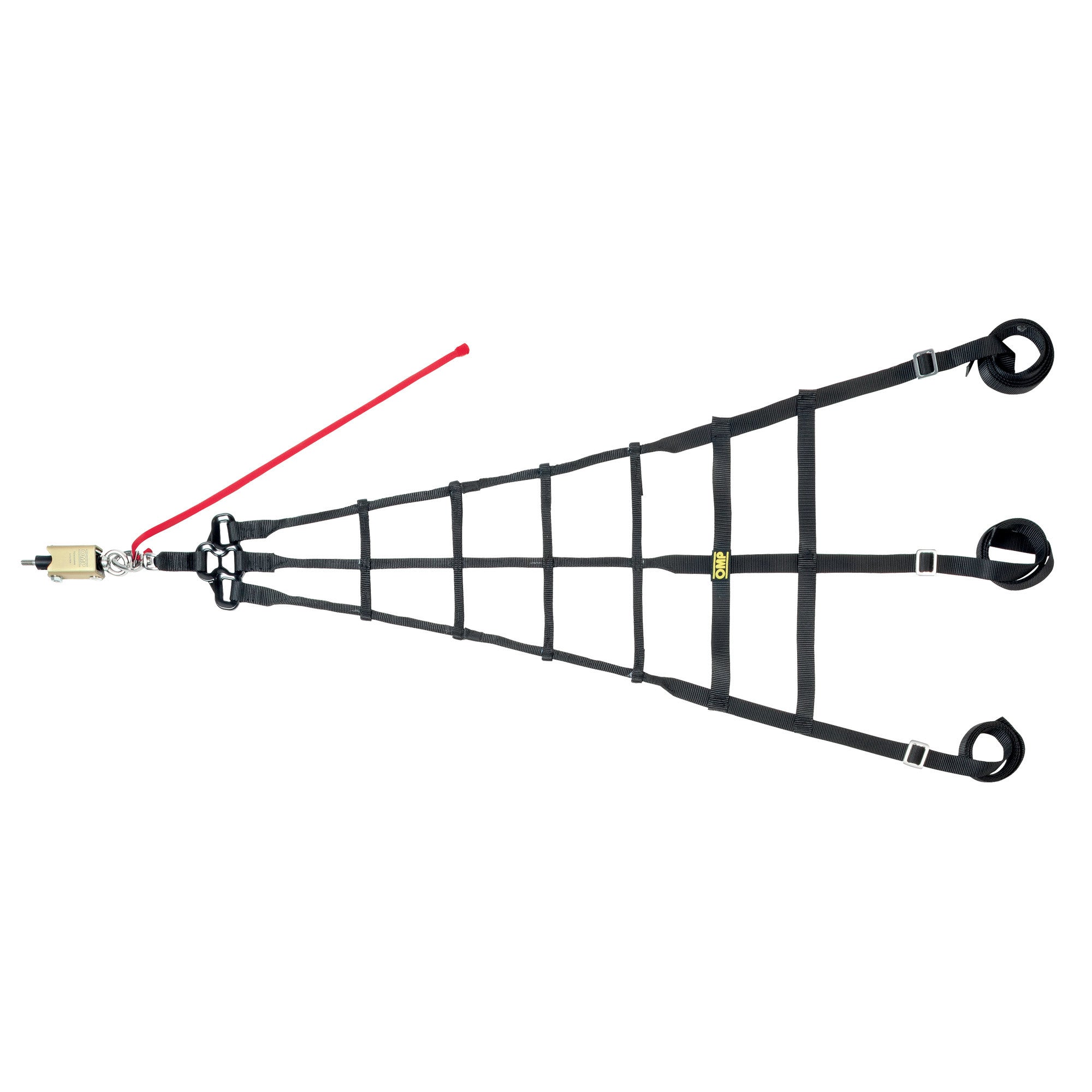 OMP Racing INC NA0-1877 Racing Cage Net 3 Point Black OMP Racing INC NA0-1877