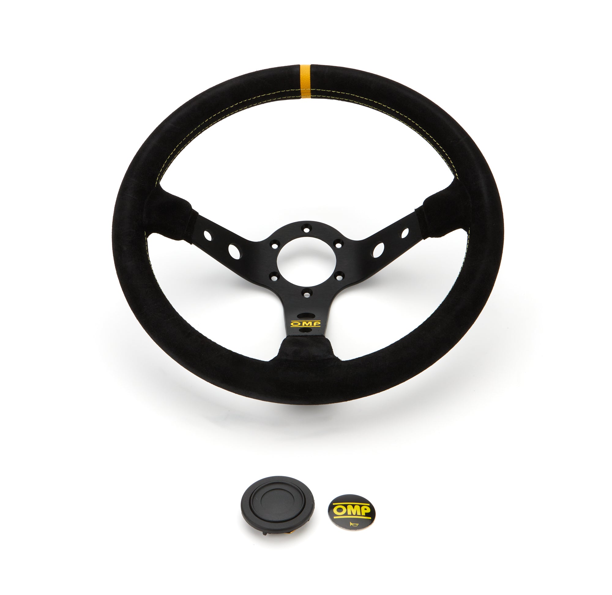 OMP Racing INC OD0-2012-071 Corsica 330 Steering Wheel Dished Black OMP Racing INC OD0-2012-071