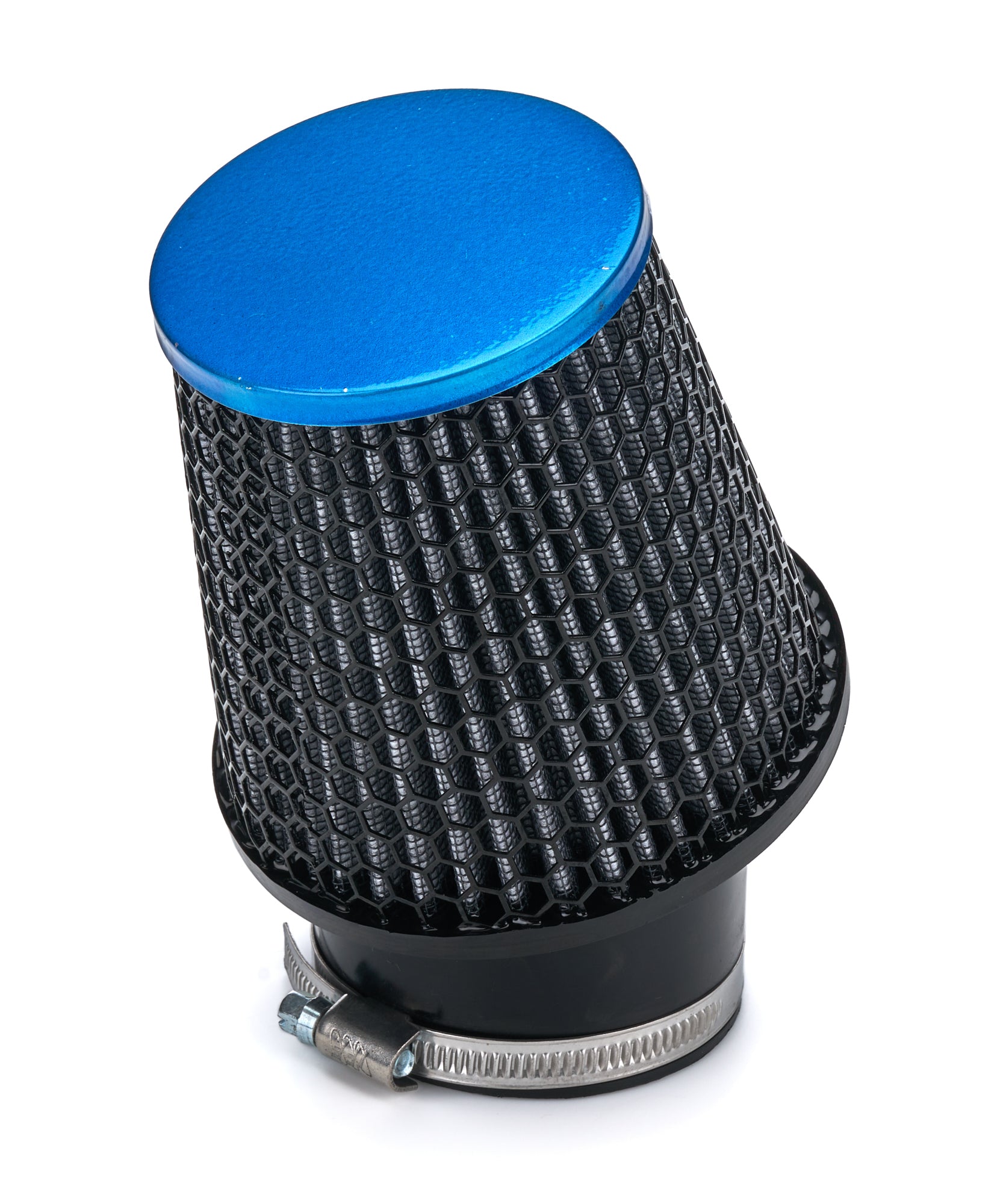 otr filters CY11001B-BA Filter Air Kart Asphalt 2.437in Inlet 5in Blue otr filters CY11001B-BA