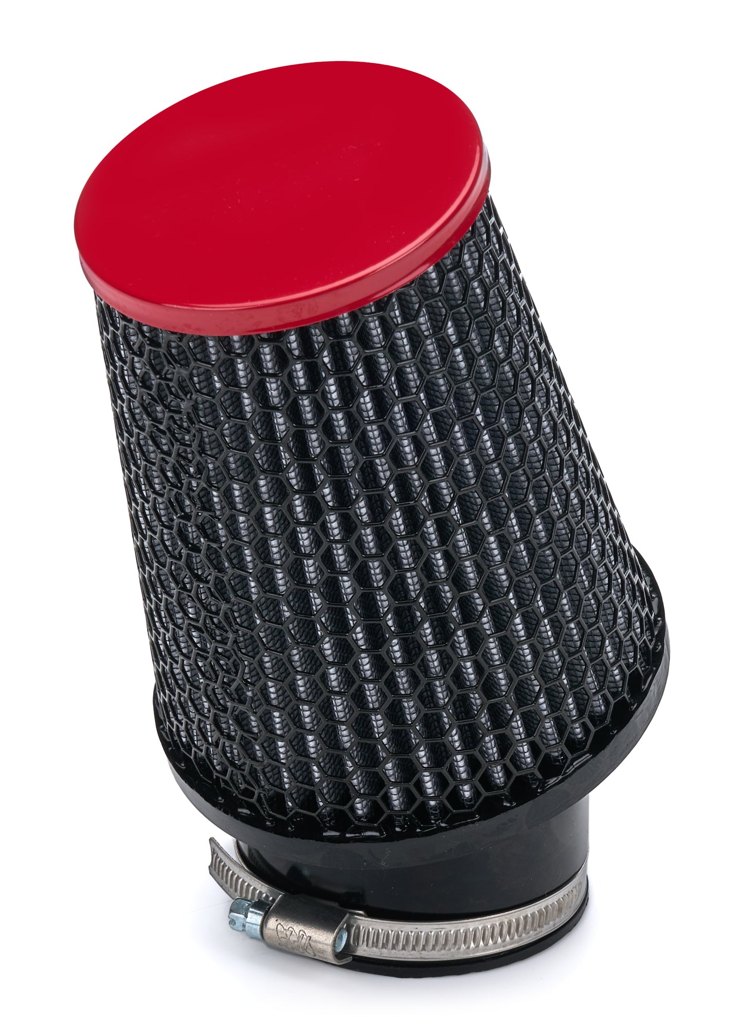 otr filters CY11001B-RA Filter Air Kart Asphalt 2.437in Inlet 5in Red otr filters CY11001B-RA