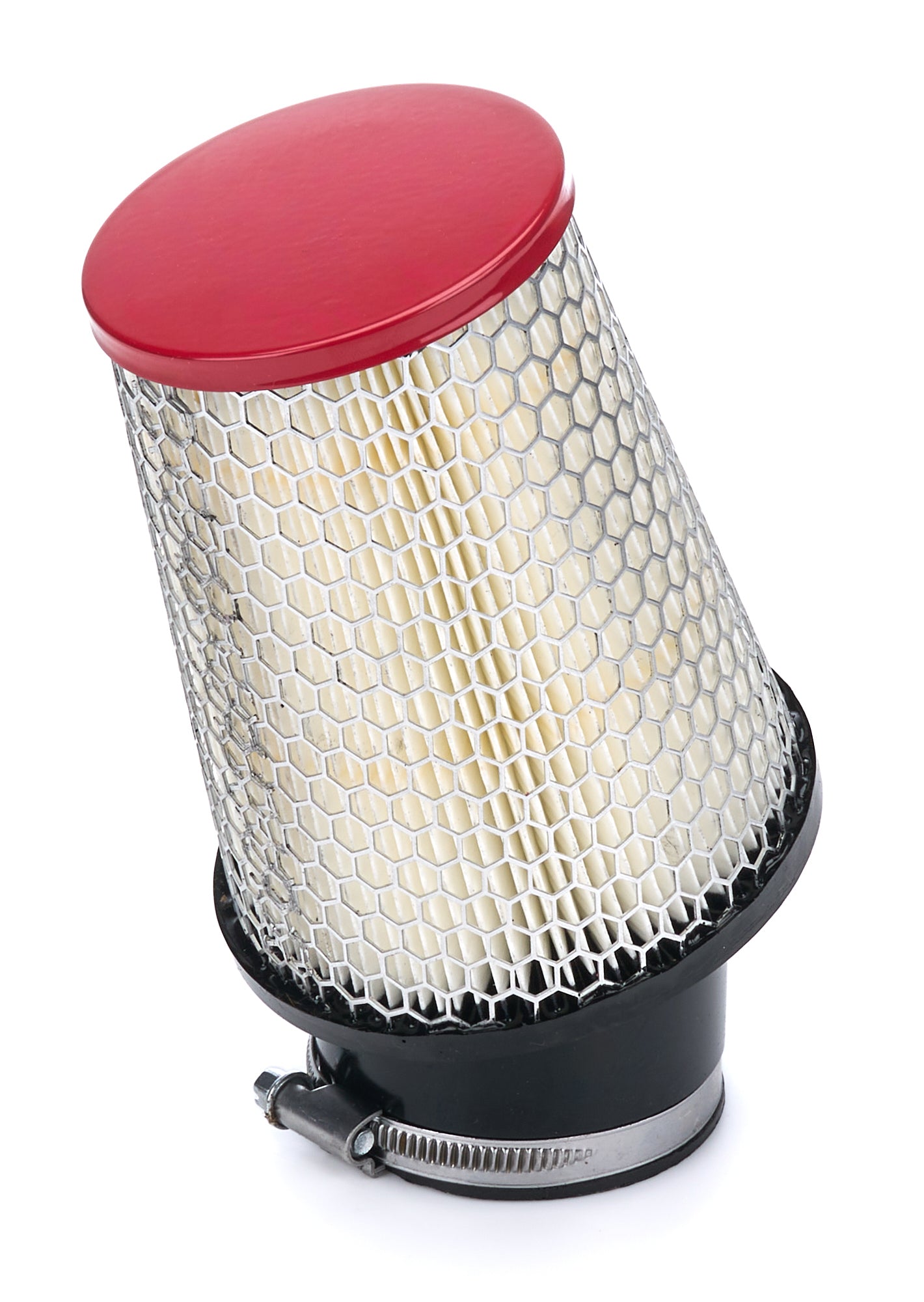 otr filters CY11001RA Filter Air Kart 2.437in Inlet 4in 20 Deg Red otr filters CY11001RA