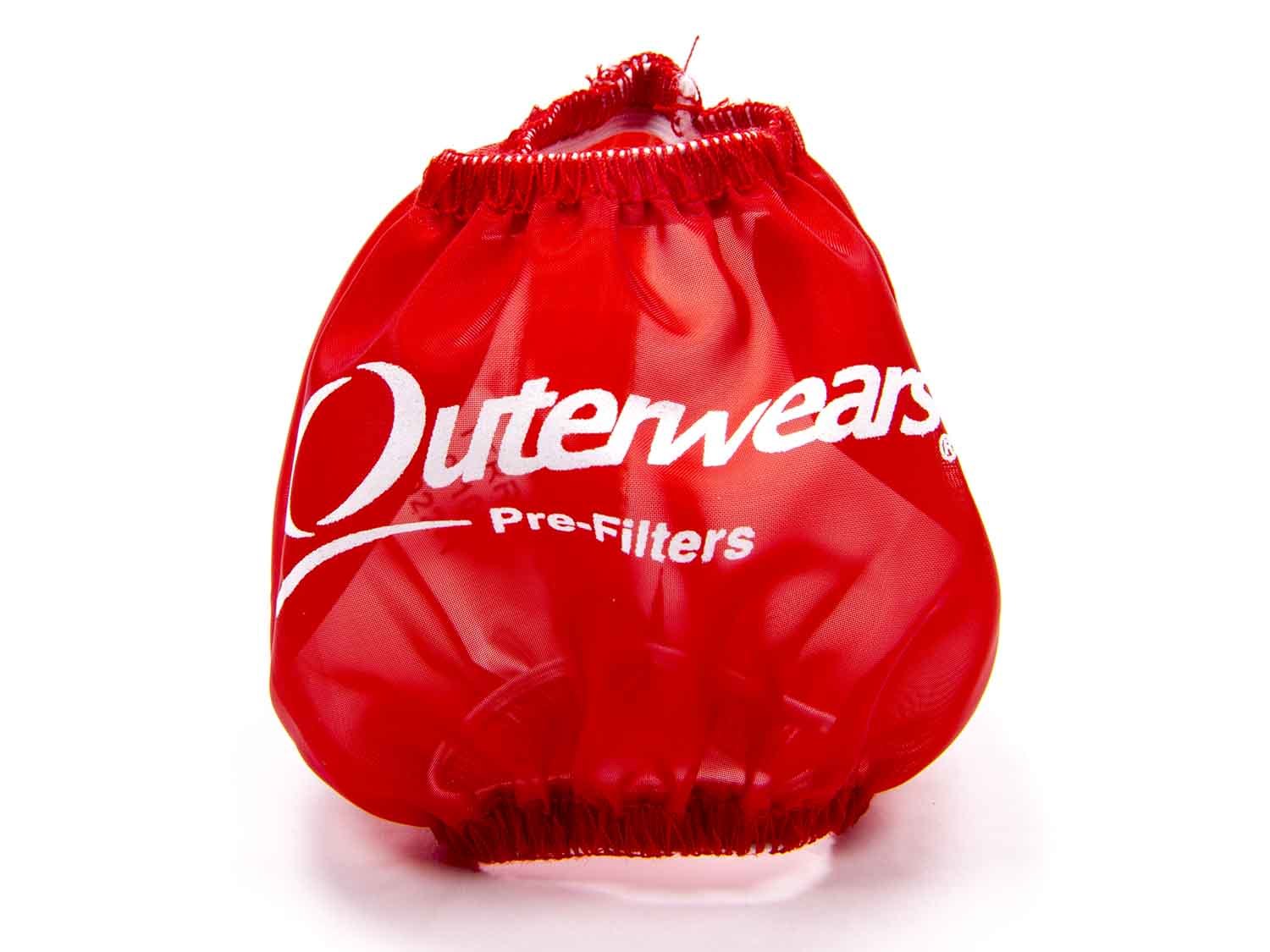 Outerwears 10-1013-03 3in Breather Pre-Filter Red Outerwears 10-1013-03
