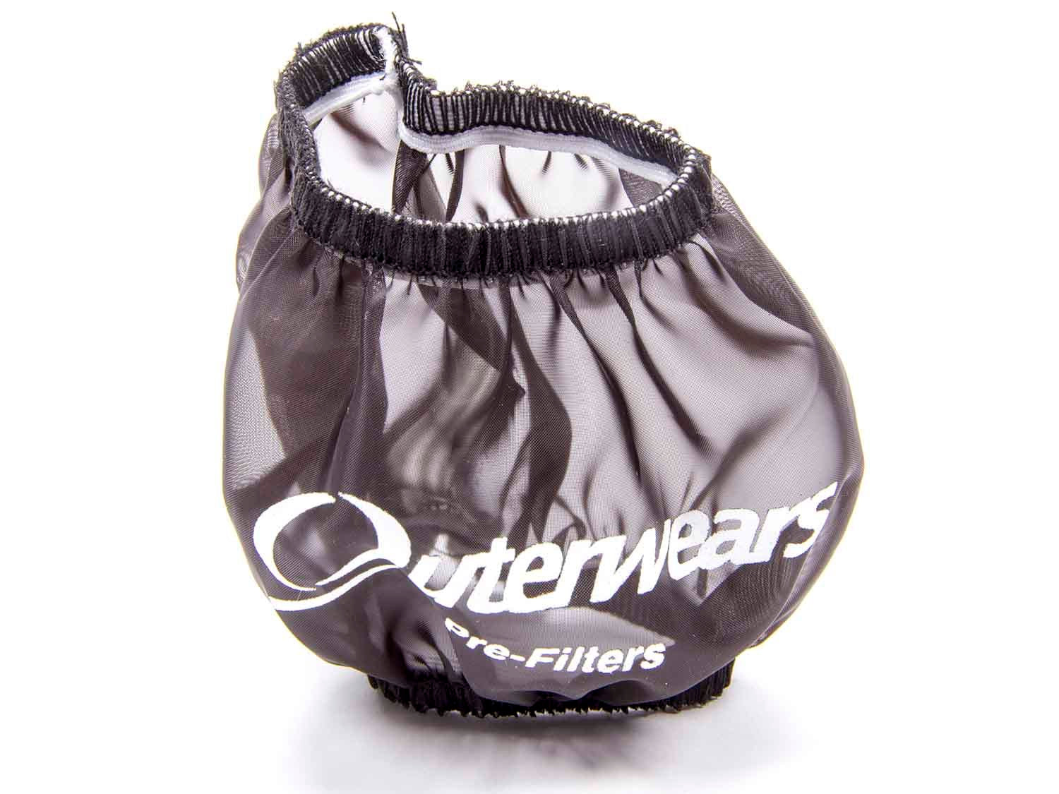 Outerwears 10-1018-01 3in Breather W/Shield Black Outerwears 10-1018-01
