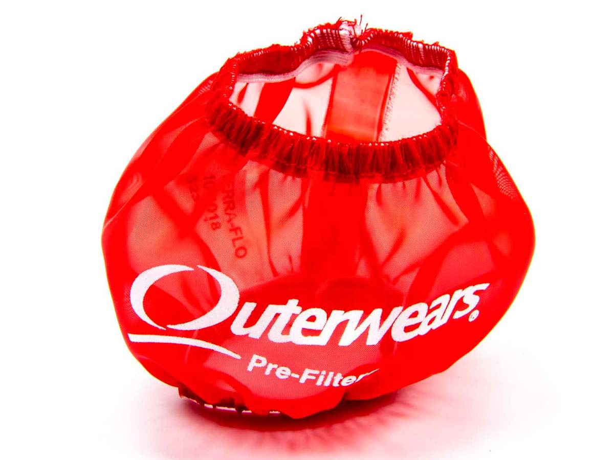Outerwears 10-1018-03 3in Breather W/Shield Red Outerwears 10-1018-03