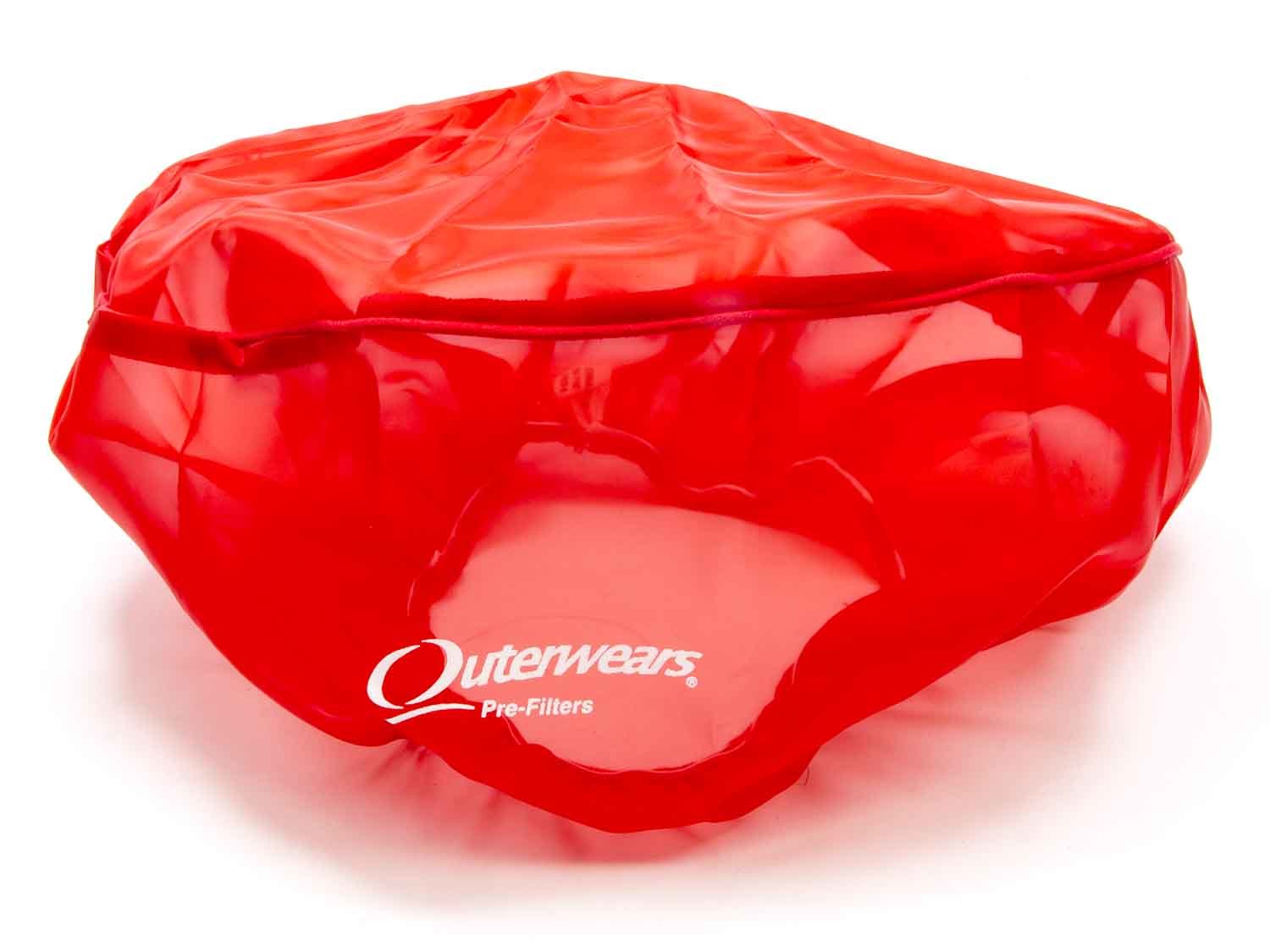 Outerwears 10-1160-03 14in. x 6in. Pre-Filter W/Top Red Outerwears 10-1160-03