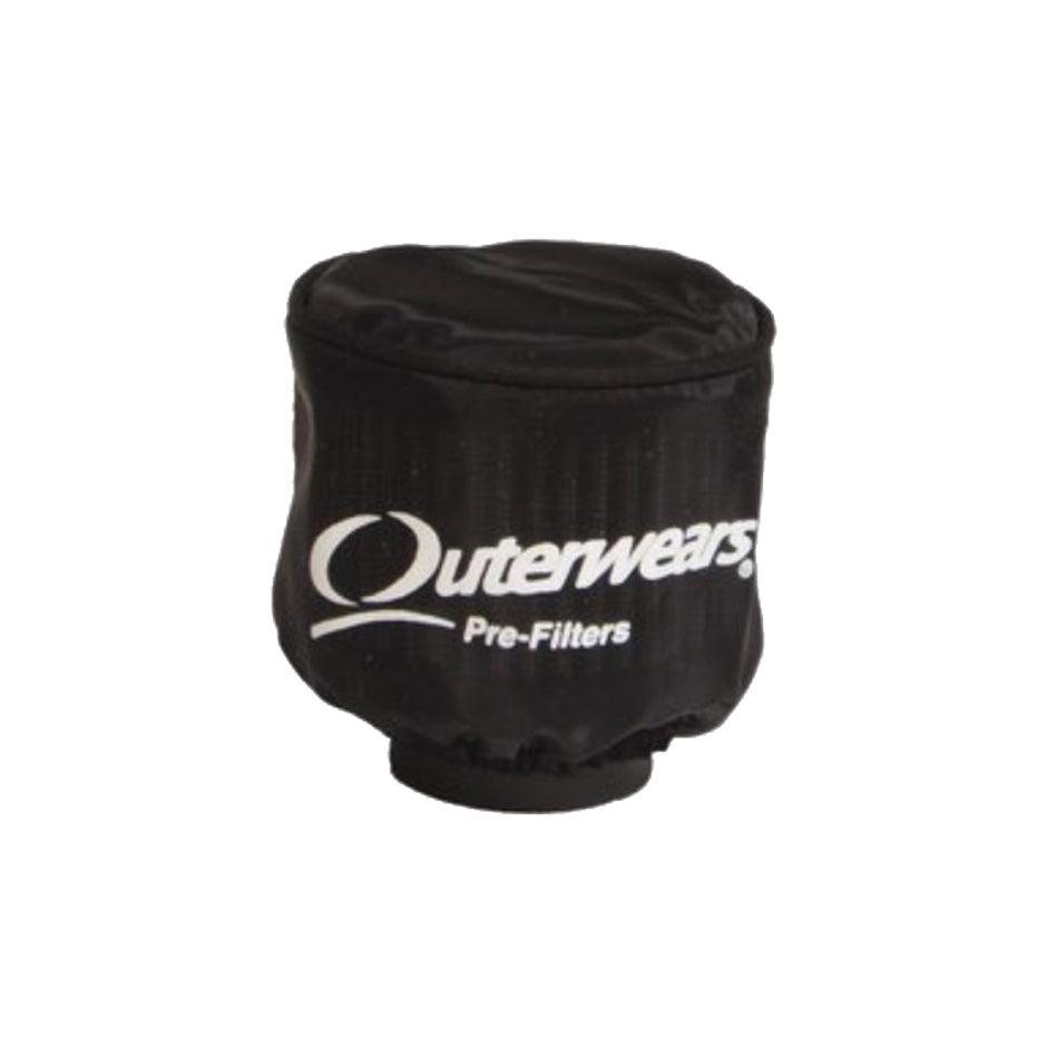 Outerwears 20-1010-01 Pre-Filter Water Repel Black 3.5in Dia x 6in Ta Outerwears 20-1010-01