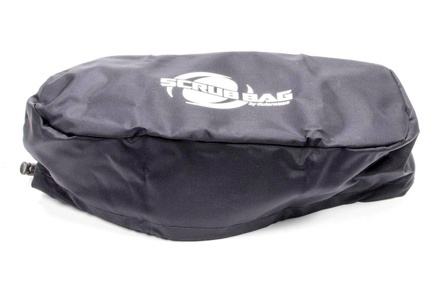 Outerwears 30-1144-01 3.5 in Oval Scrub Bag Black Outerwears 30-1144-01