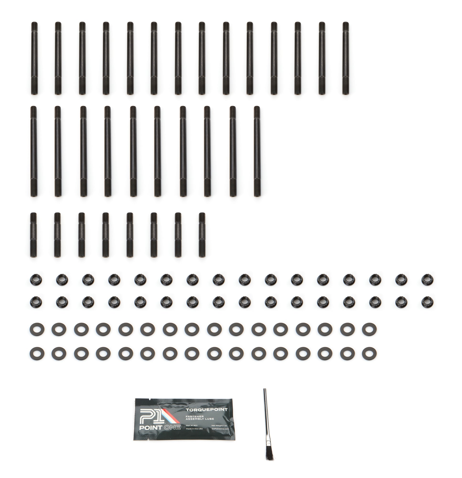 Point One K001-H05E BBC 12Pt Head Stud Kit Use w/Brodix 24-Deg Head Point One K001-H05E