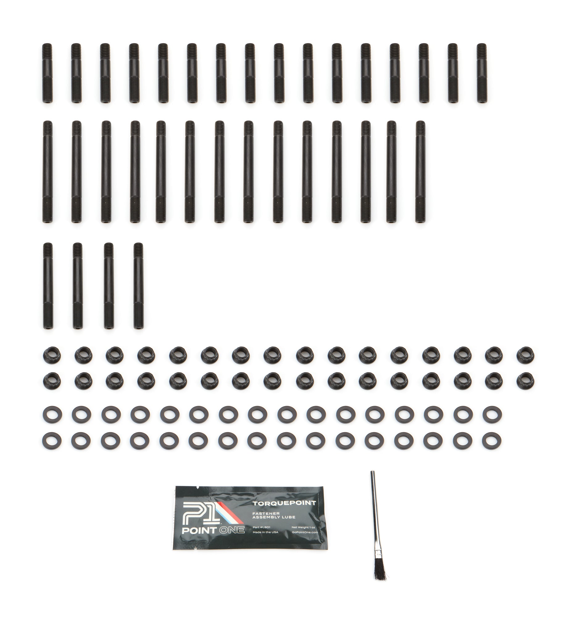 Point One K002-H16E SBC 12Pt Head Stud Kit Use w/23-Degree Heads Point One K002-H16E
