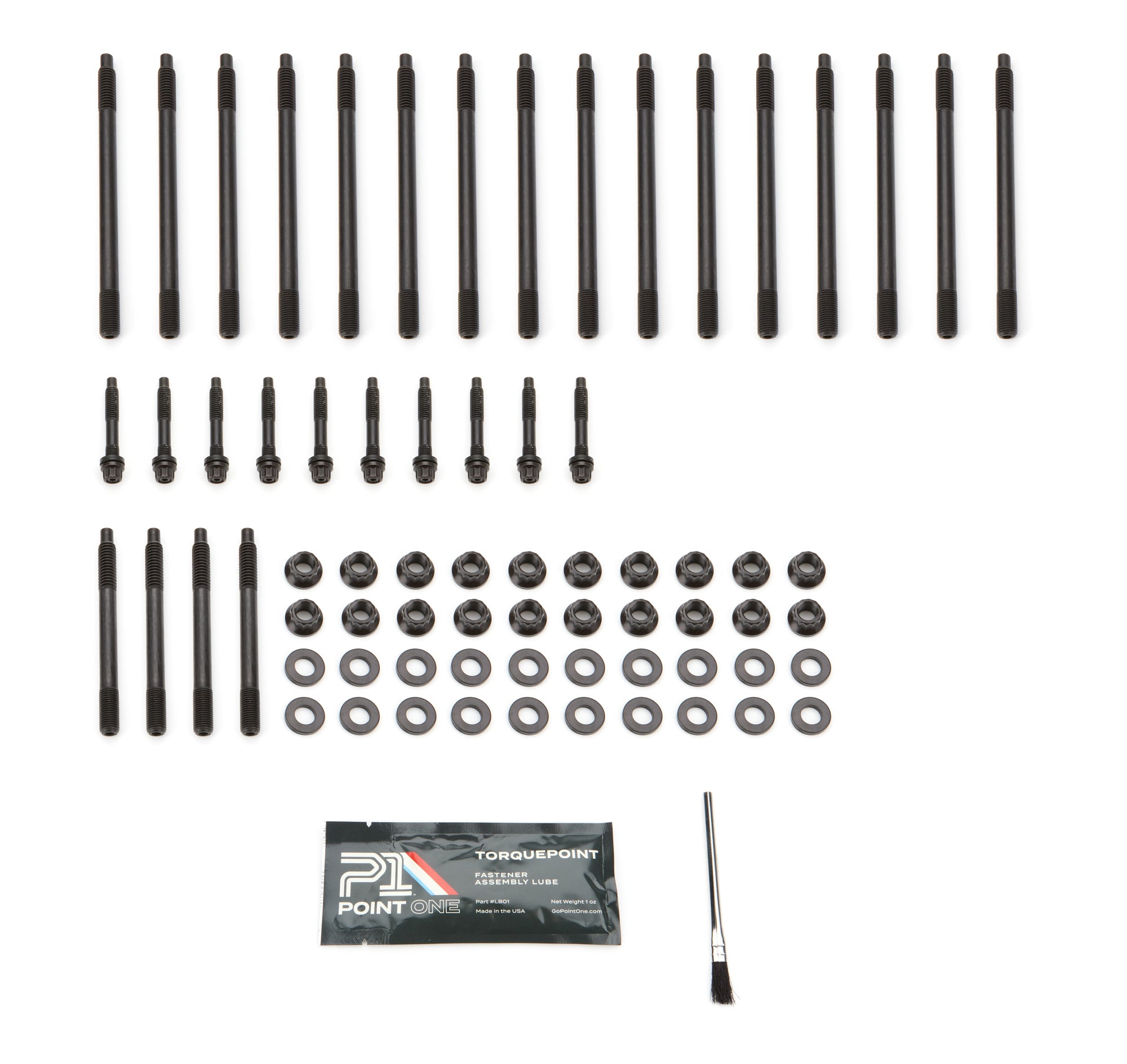 Point One K003-H05E GM LS 12Pt Head Stud Kit Gen-3 2003 & Earlier Point One K003-H05E