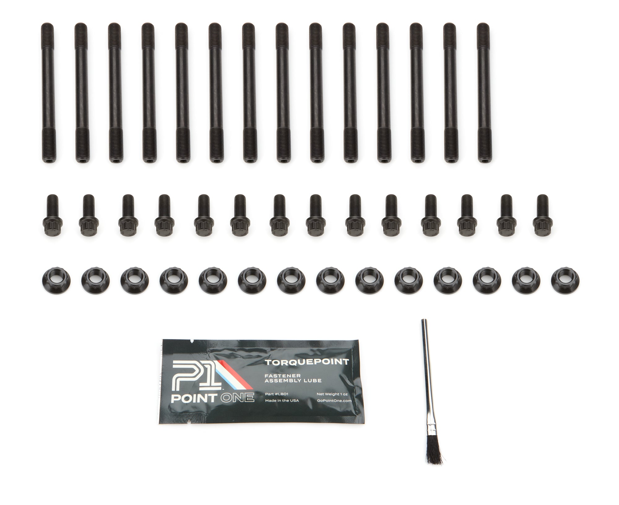 Point One K044-M01S Dodge Cummins Main Stud Kit w/Factory Blk 04-Up Point One K044-M01S