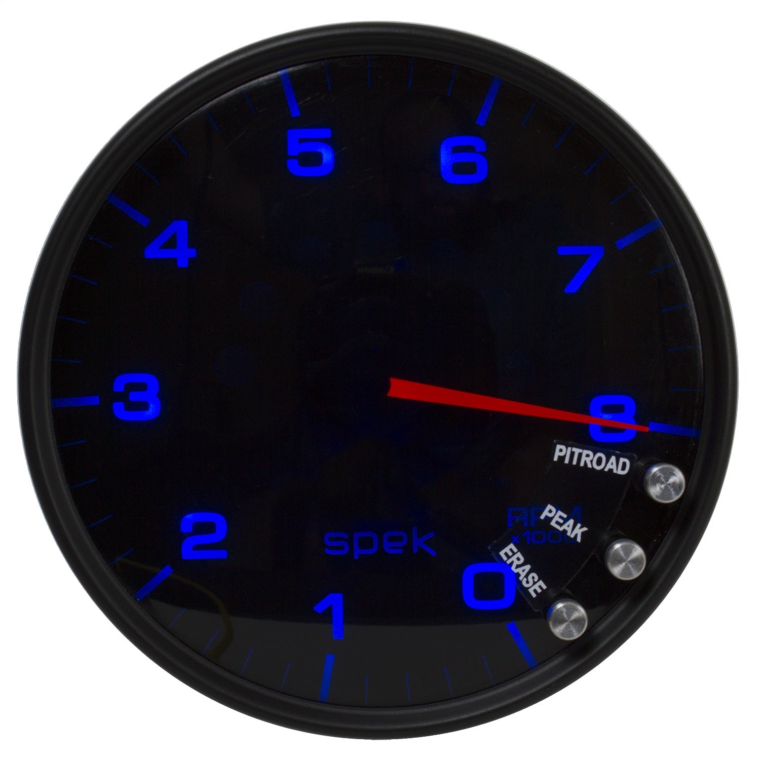 AutoMeter P23852 GAUGE; TACHOMETER; 5in.; 8K RPM; W/SHIFT LIGHT/PEAK MEM; BLACK/SMOKE/BLACK; SPEK AutoMeter P23852