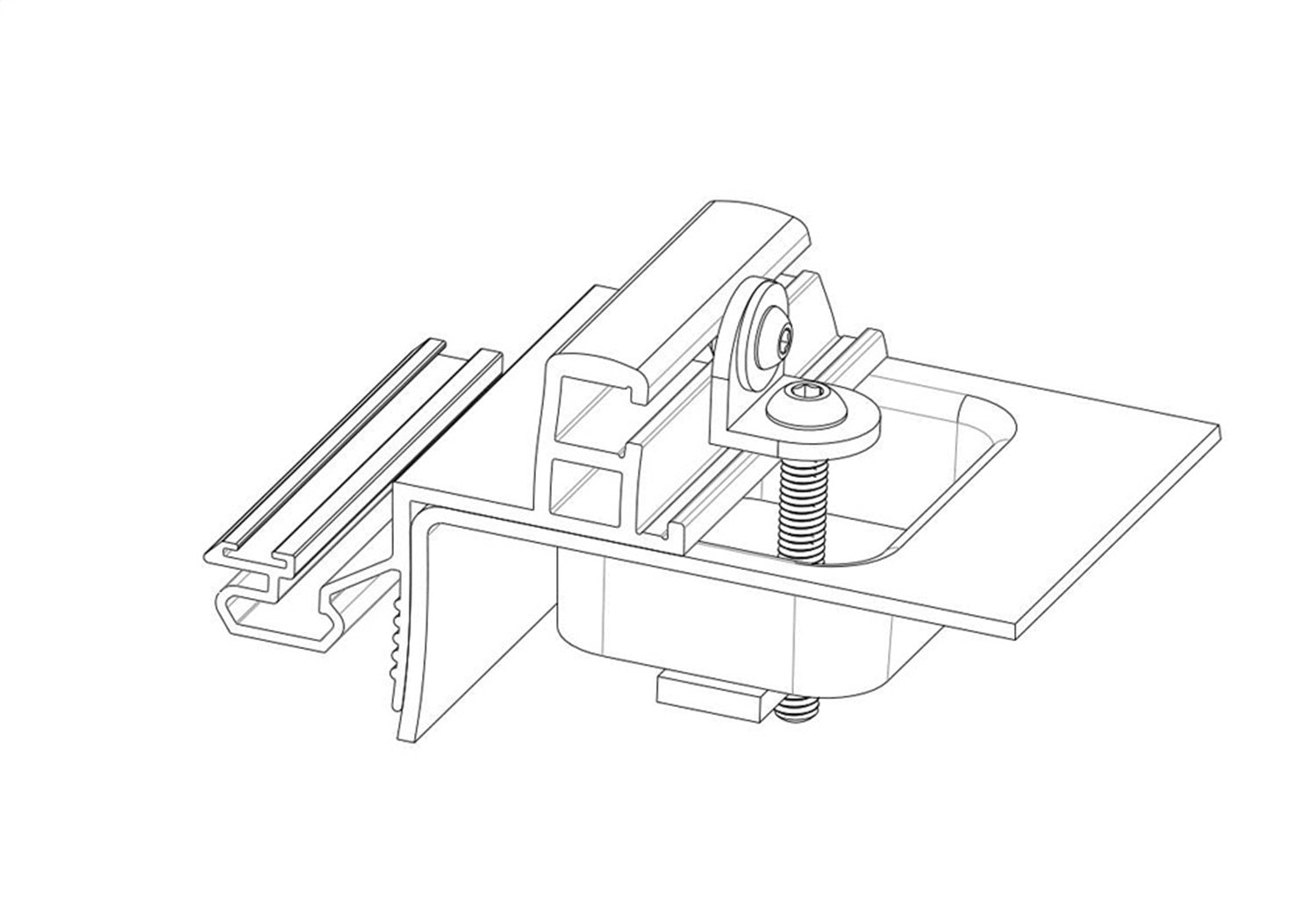 Bak Industries PARTS-316A0001 BAKFlip CS Stabilizer Bracket Kit-Universal Bak Industries PARTS-316A0001