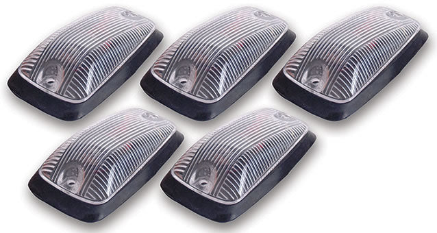 Pacer Performance 20-220C Hi-Five Cab Roof Lights Clear 5 Light Kit Pacer Performance 20-220C