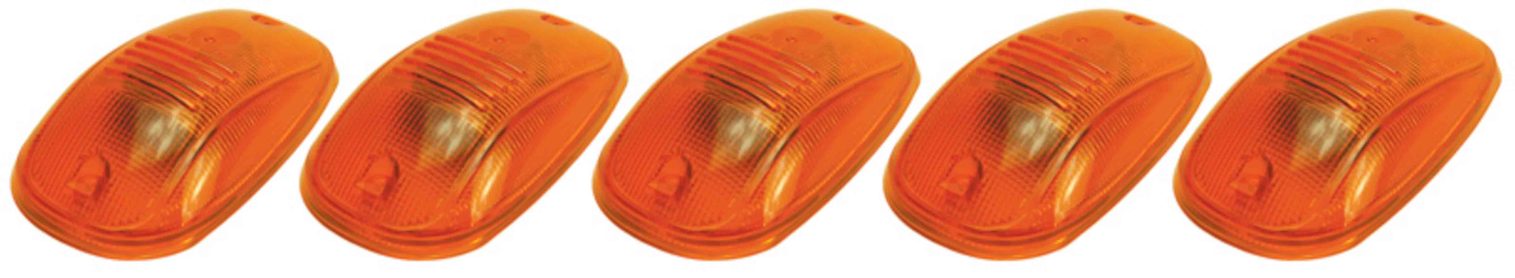 Pacer Performance 20-246 Hi-Five Cab Roof Lights Amber 5 Light Kit Pacer Performance 20-246