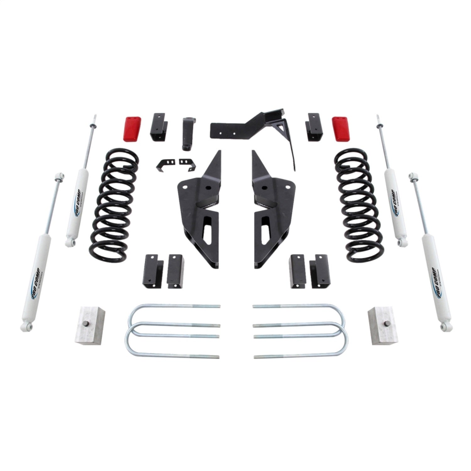 Pro Comp Suspension K2091B Stage II Lift Kit; 4 in. Lift; Front Strut Spacer And Rear ES9000; Pro Comp Suspension K2091B