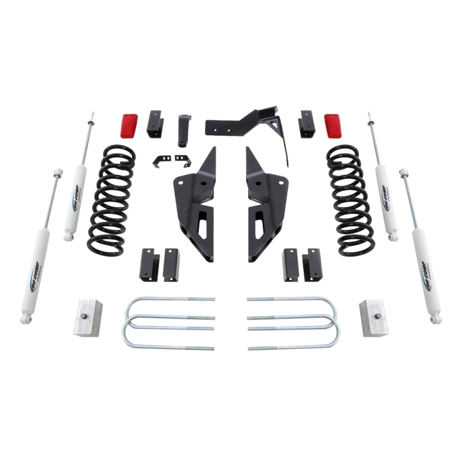 Pro Comp Suspension K2092B Stage II Lift Kit; 4 in. Lift; Front Strut Spacer And Rear ES9000; Pro Comp Suspension K2092B