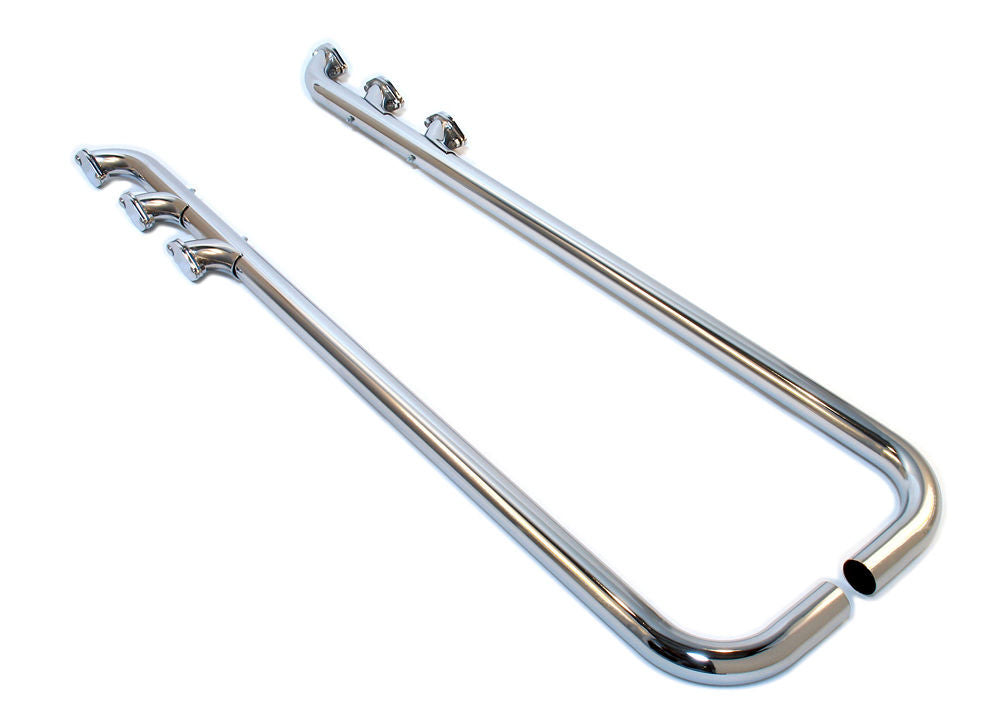 Patriot Exhaust H1284 Lake Pipes - 3 Outlets  80in Long Patriot Exhaust H1284