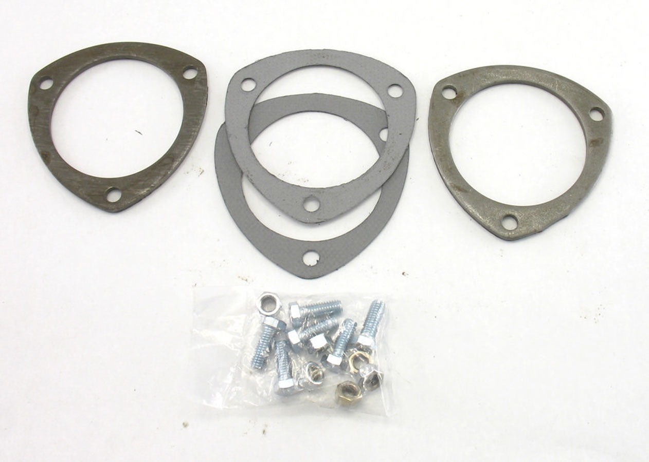 Patriot Exhaust H7261 Collector Flanges - 1pr 3-Bolt 3-1/2in Dia. Patriot Exhaust H7261